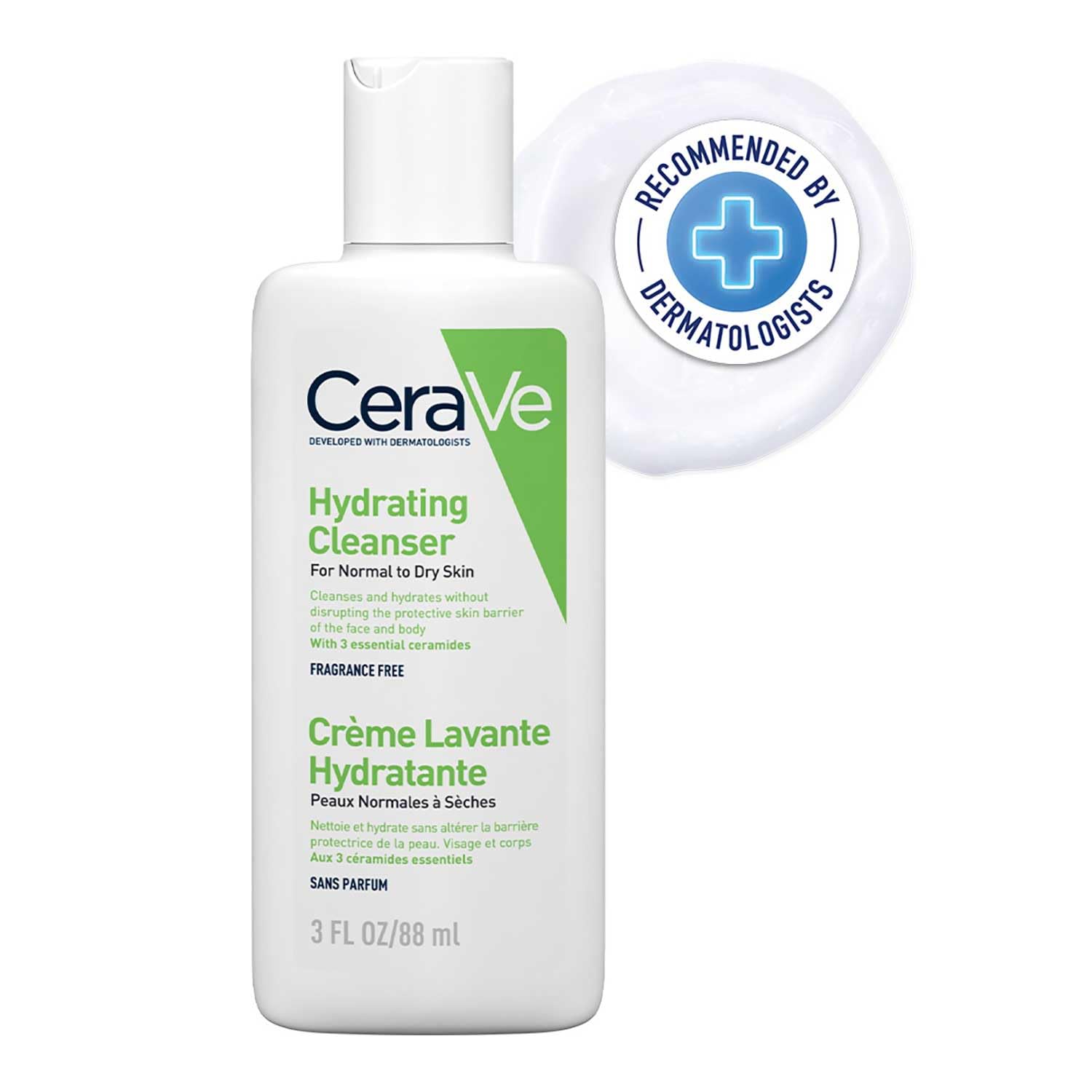 Cerave Hydrating Cleanser For Normal to Dry Skin-88ml