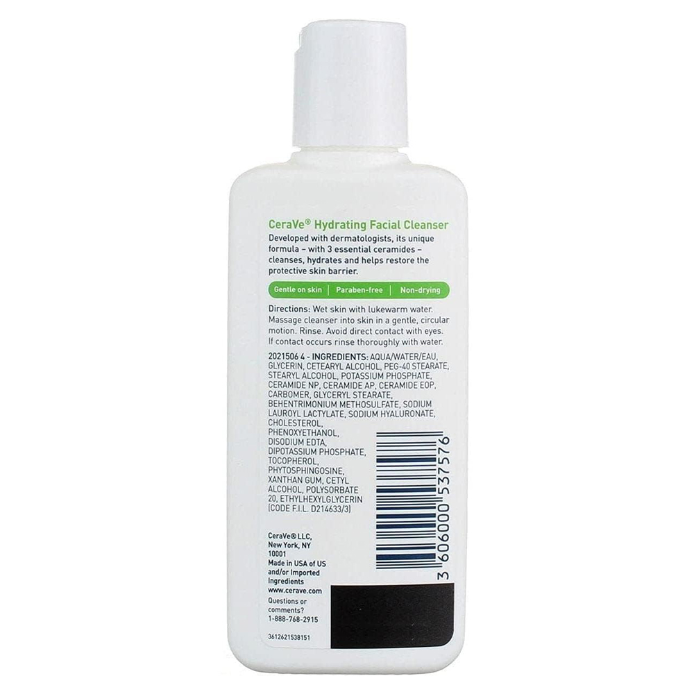 Cerave Hydrating Facial Cleanser For Normal to Dry Skin-87ml