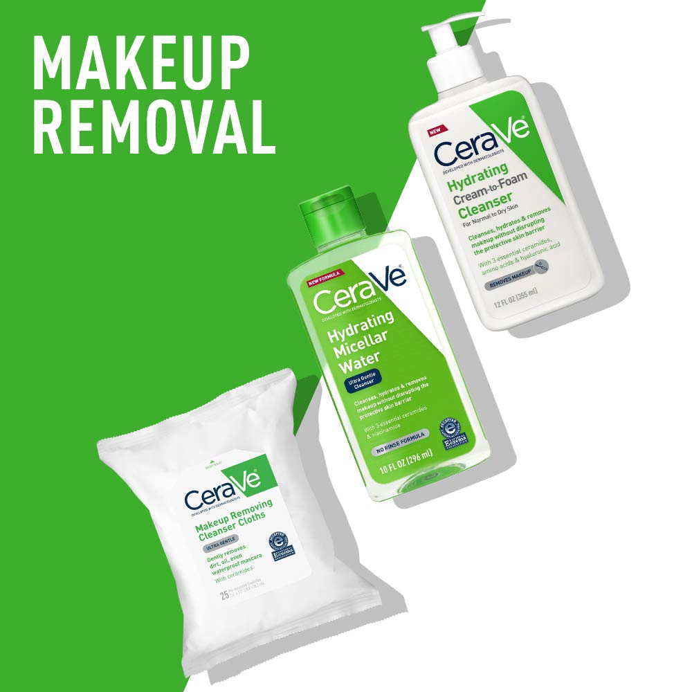 Cerave Hydrating Micellar Water Ultra Gentle Cleanser-296ml thumbnail 3