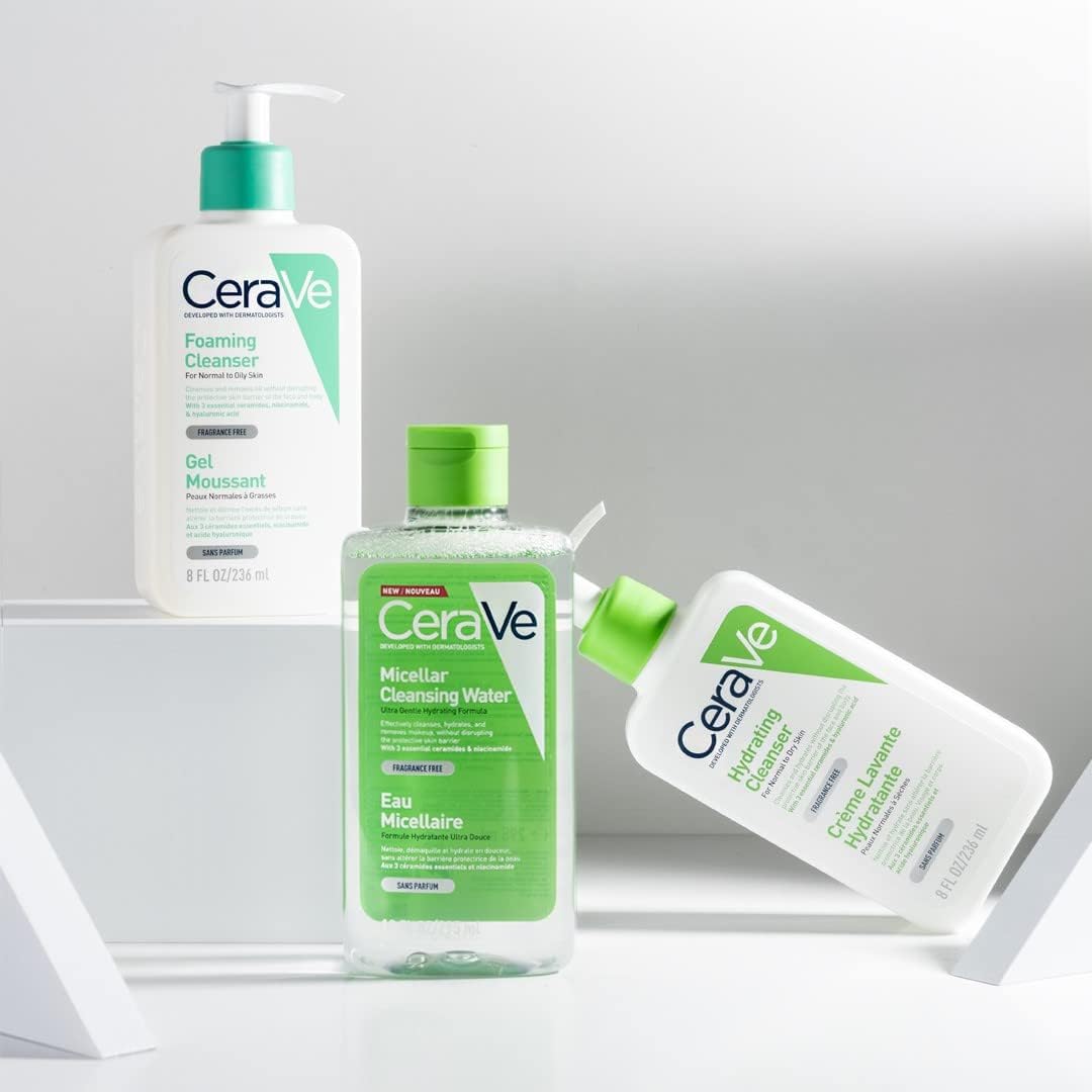 Cerave Micellar Cleansing Water Ultra Gentle Hydrating Formula-295ml thumbnail 3
