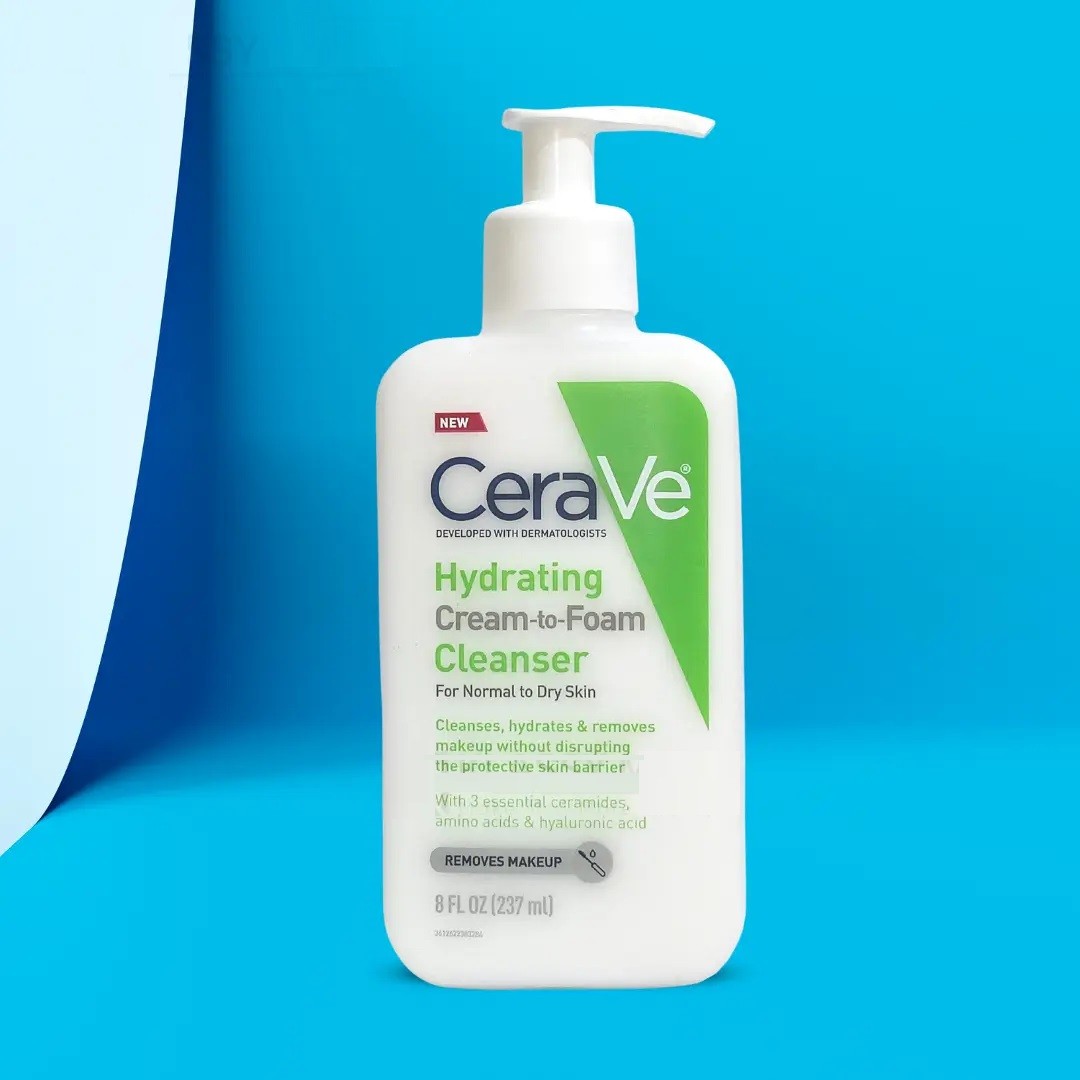 Cerave Hydrating Cream to Foam Cleanser For Normal to Dry Skin-237ml thumbnail 5