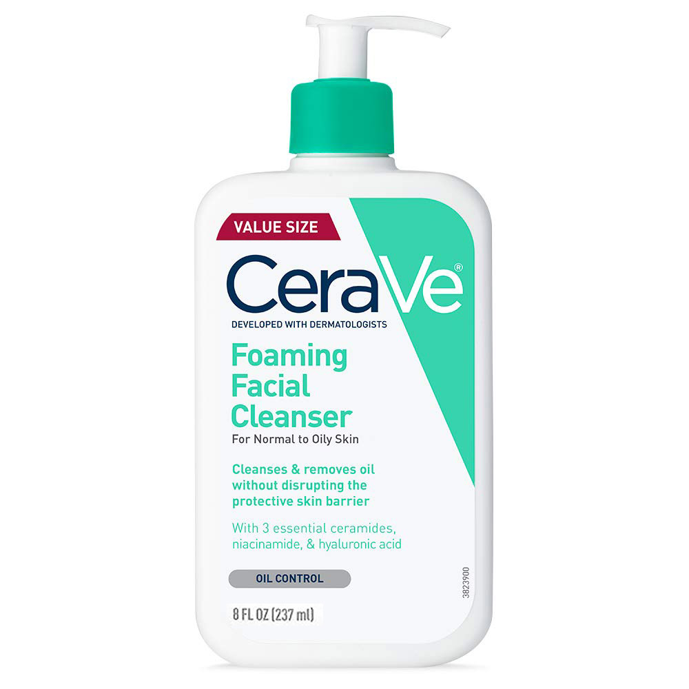 Cerave Foaming Facial Cleanser For Normal to Oily Skin-237ml