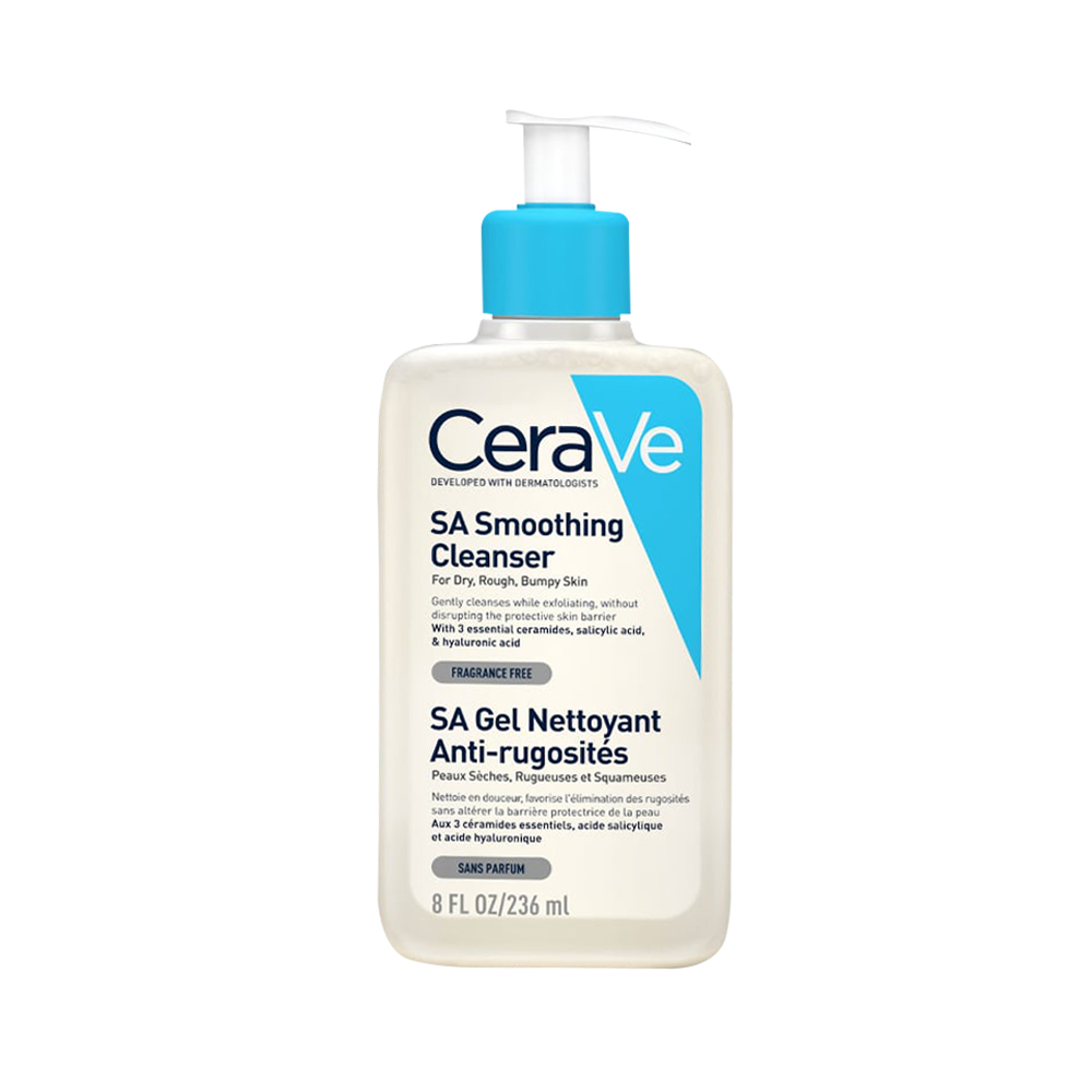 Cerave SA Smoothing Cleanser For Dry, Rough, Bumpy Skin-236ml