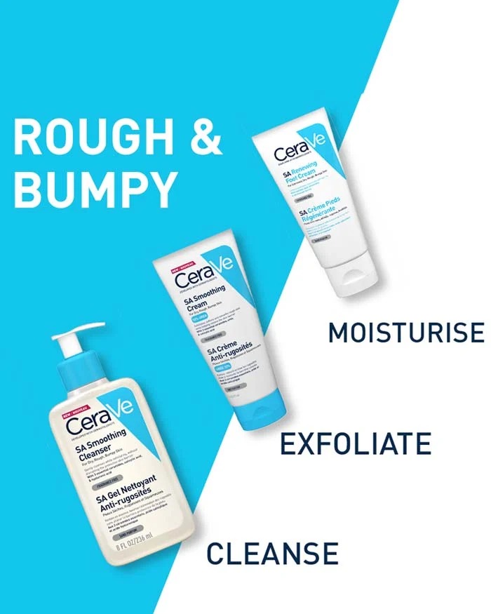 Cerave SA Smoothing Cleanser For Dry, Rough, Bumpy Skin-236ml thumbnail 3