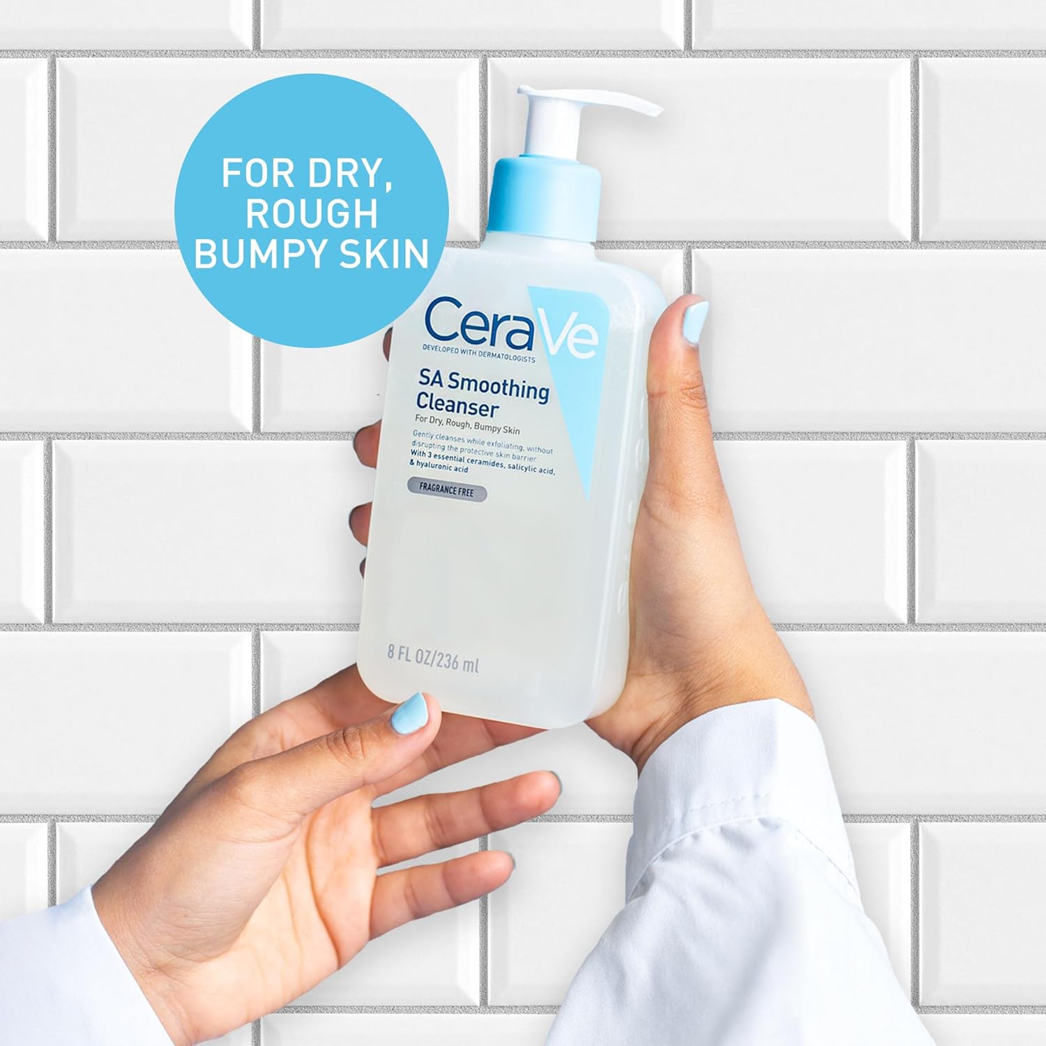 Cerave SA Smoothing Cleanser For Dry, Rough, Bumpy Skin-236ml thumbnail 7
