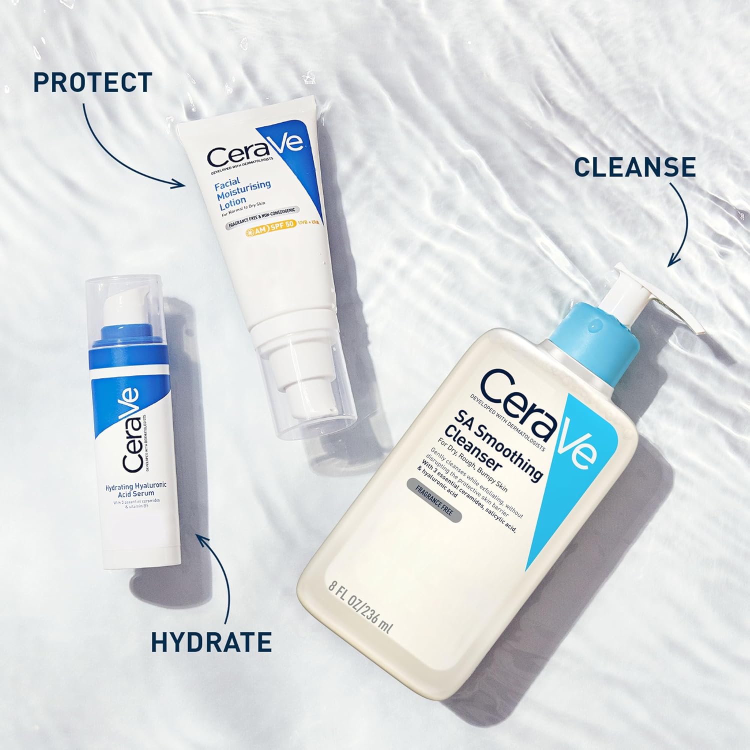 Cerave SA Smoothing Cleanser For Dry, Rough, Bumpy Skin-236ml thumbnail 8