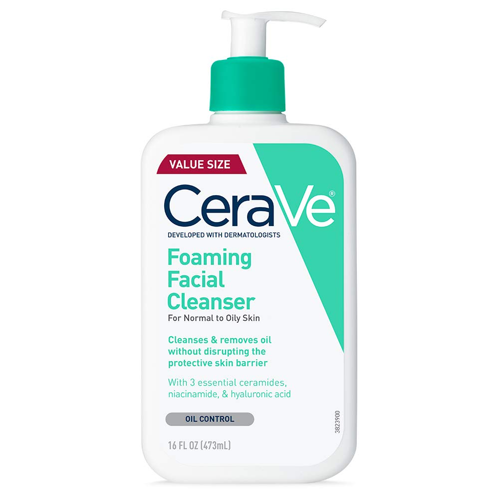 Cerave Foaming Facial Cleanser For Normal to Oily Skin-473ml
