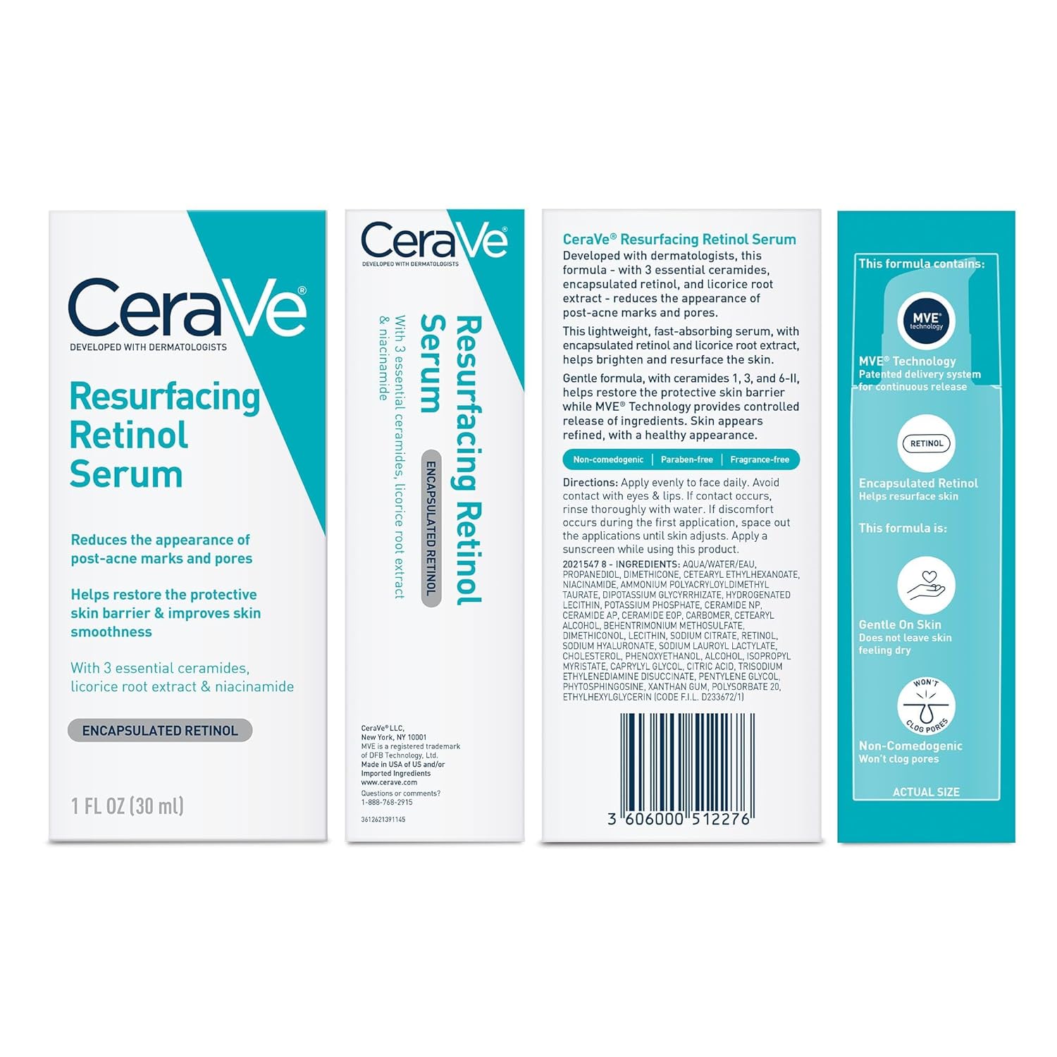 Cerave Resurfacing Retinol Serum-30ml thumbnail 3