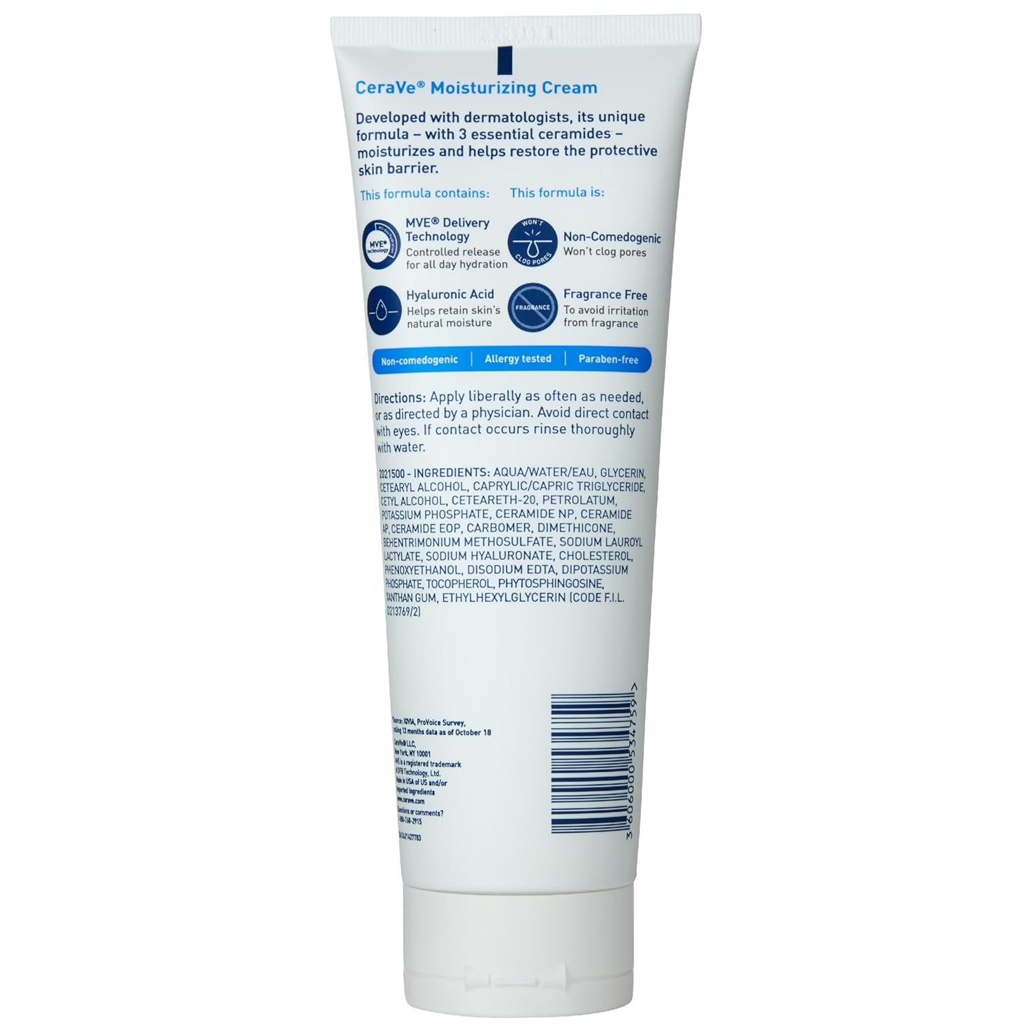 Cerave Moisturizing Cream for Normal to Dry Skin-236ml