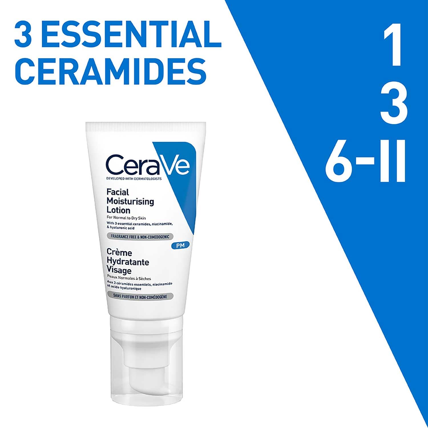 Cerave Facial Moisturising Lotion for Normal to Dry Skin-52ml thumbnail 4