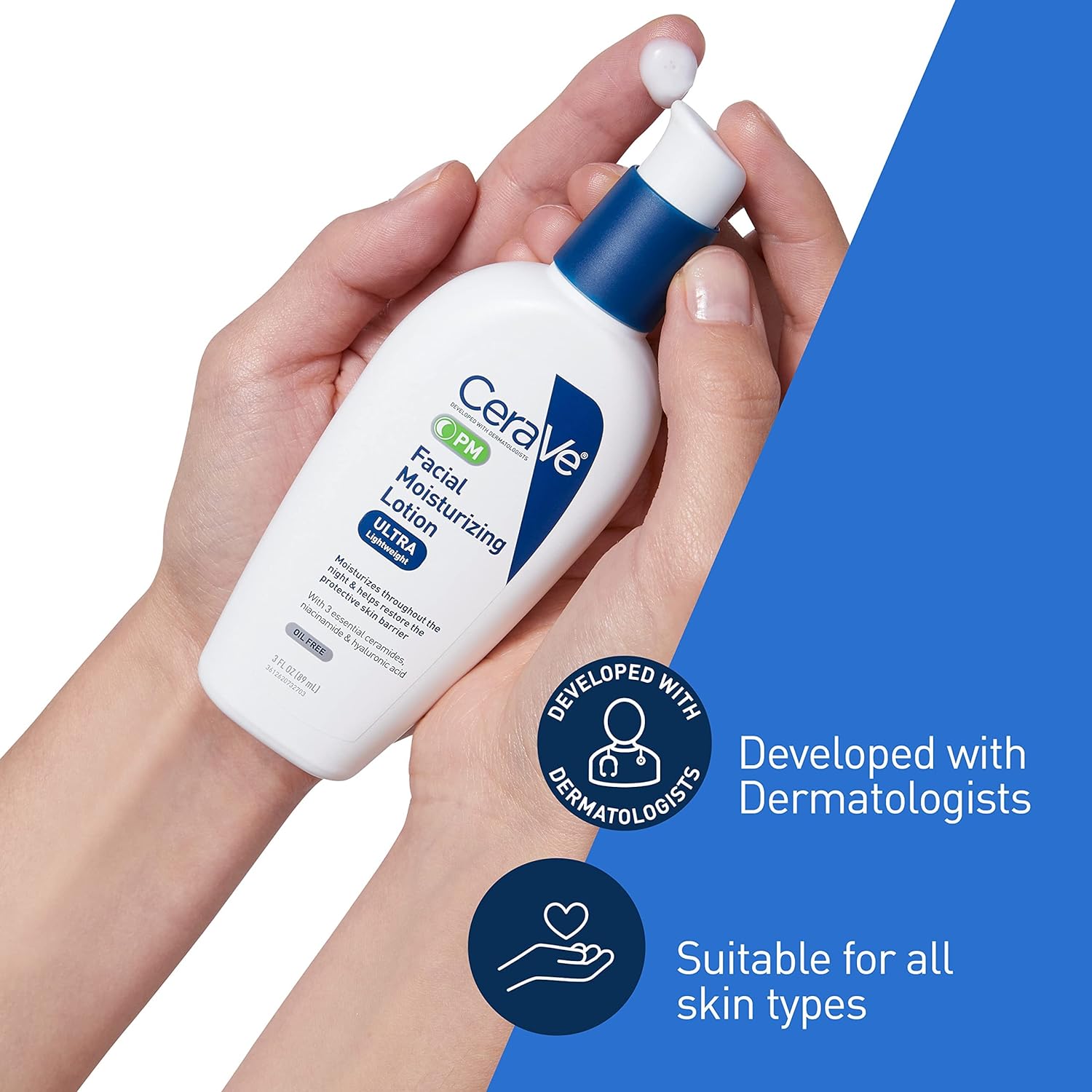 Cerave PM Facial Moisturizing Lotion Ultra Lightweight-60ml thumbnail 5