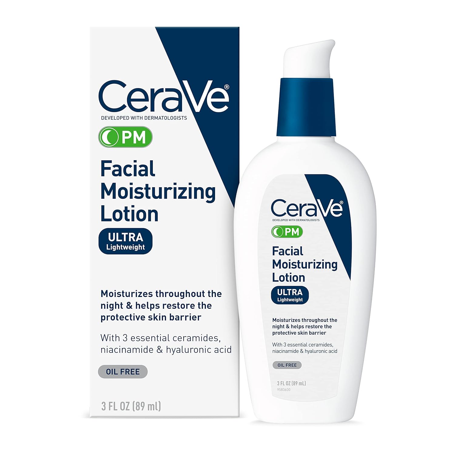 Cerave PM Facial Moisturizing Lotion Ultra Lightweight-89ml