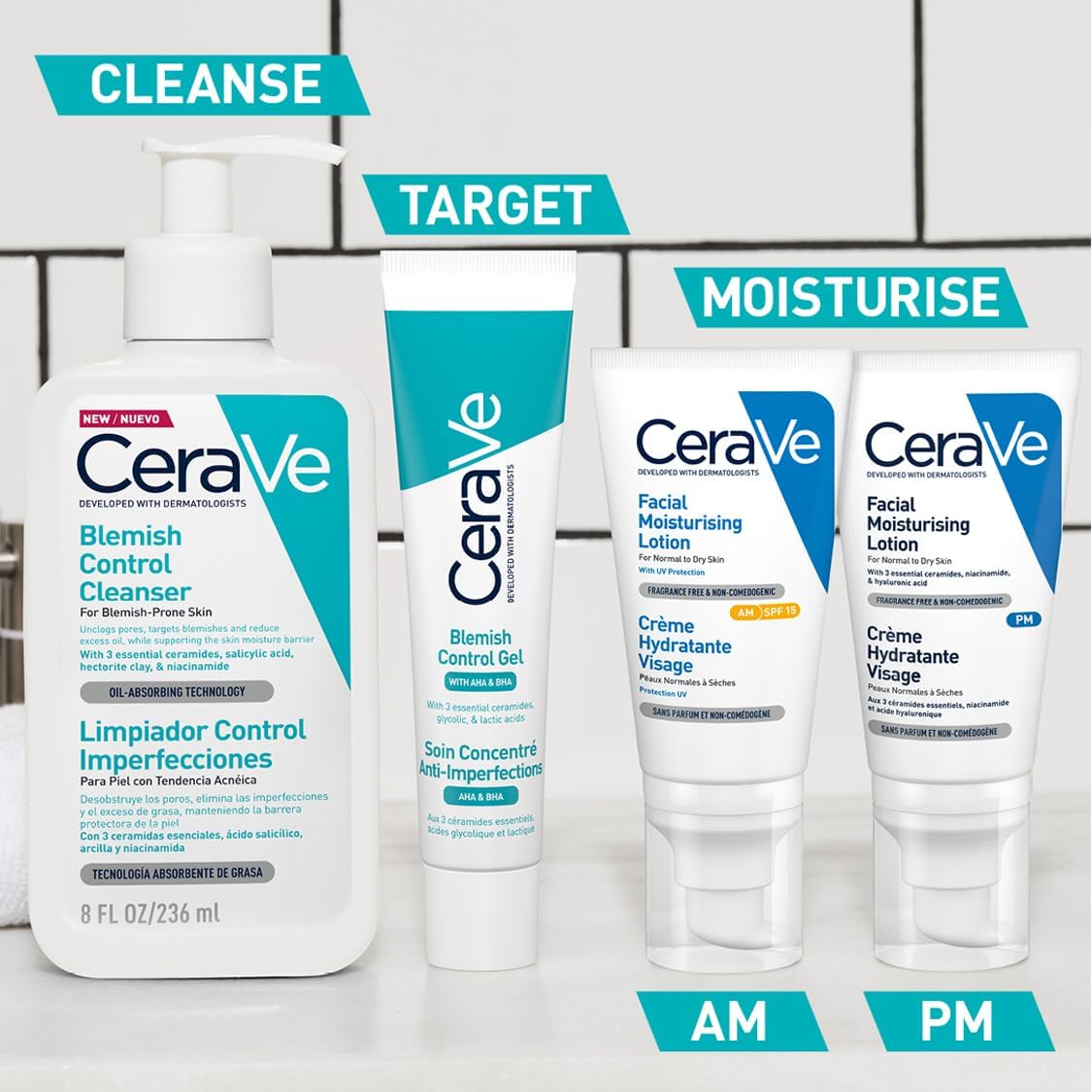 Cerave Blemish Control Gel with AHA & BHA-40ml thumbnail 4