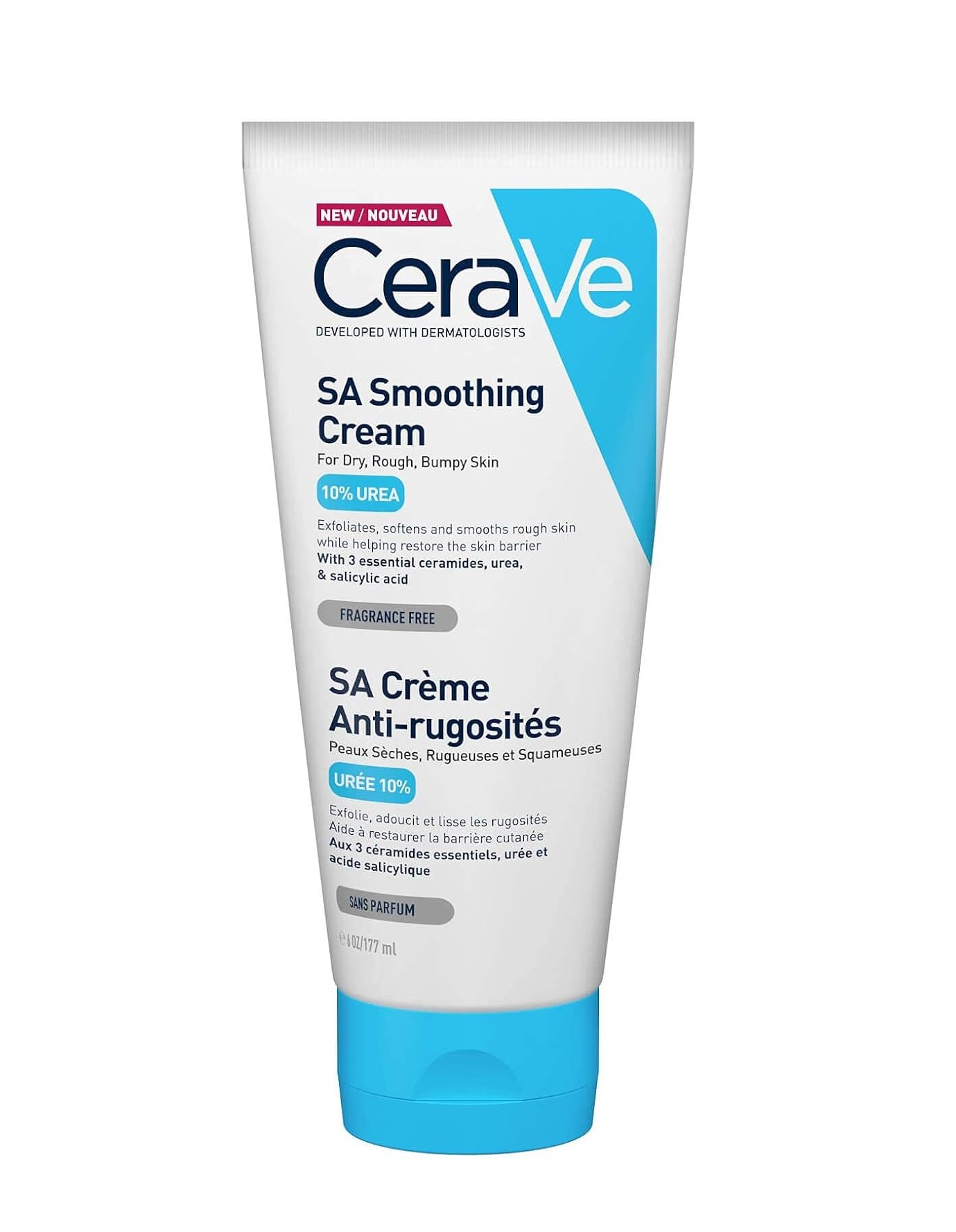 Cerave SA Smoothing Cream for Dry, Rough, Bumpy Skin-177ml