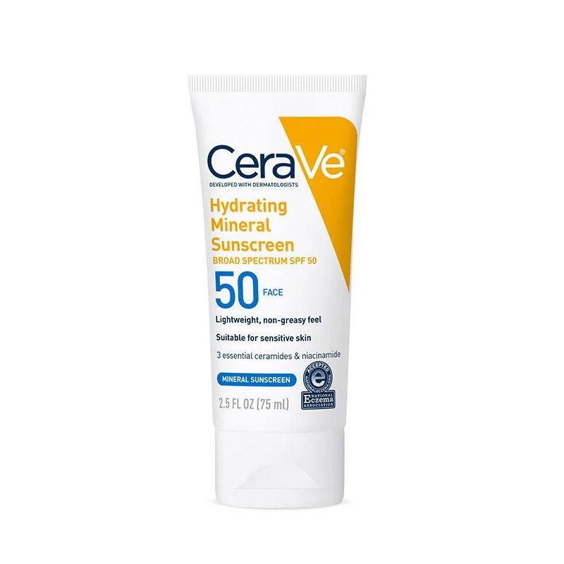 Cerave Hydrating Mineral SPF 50 Face Sunscreen-75ml