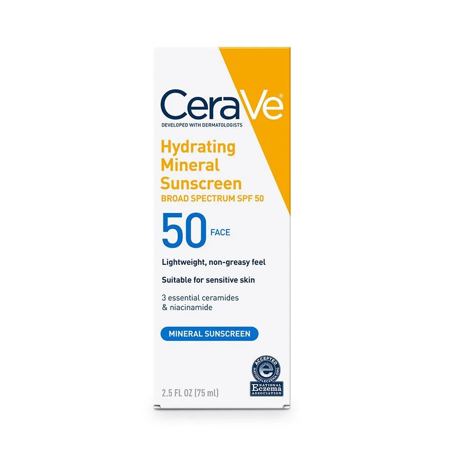 Cerave Hydrating Mineral SPF 50 Face Sunscreen-75ml