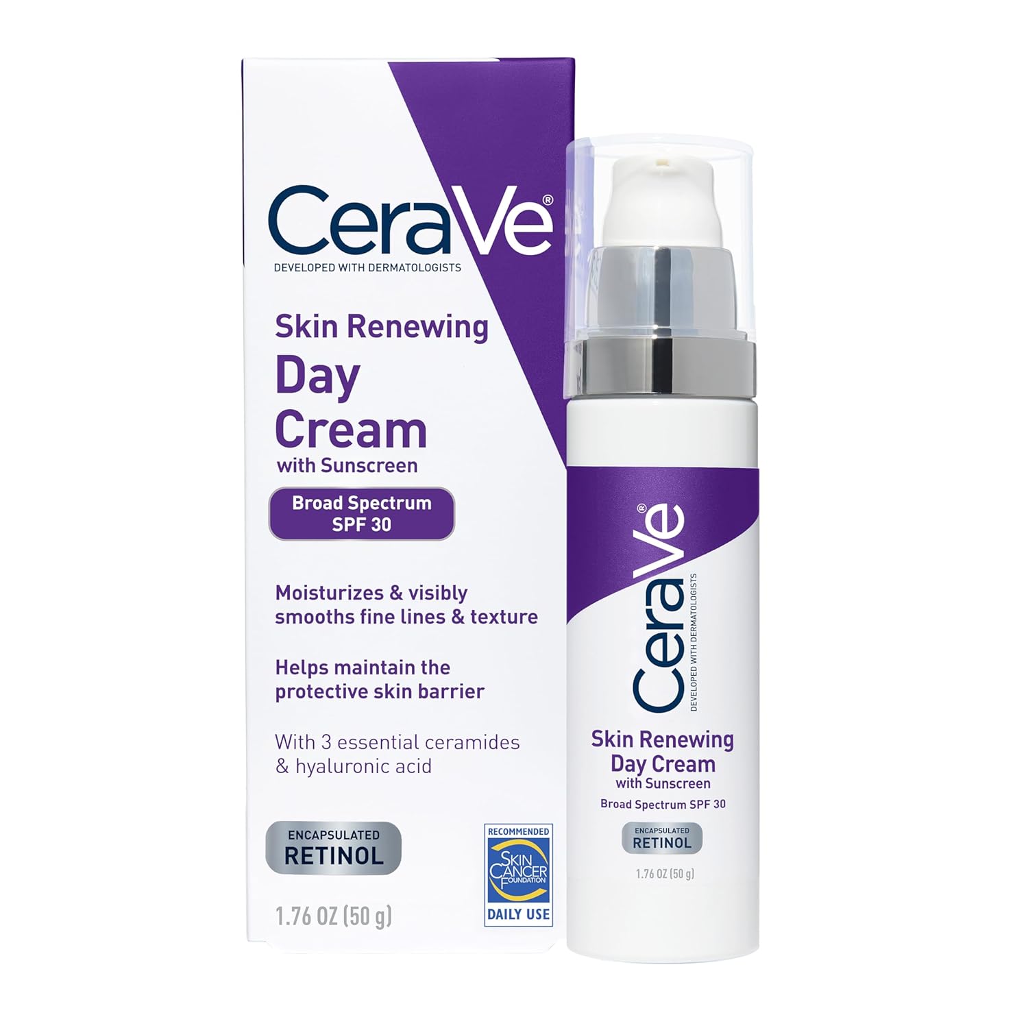 Cerave Skin Renewing SPF 30 Day Cream with Sunscreen-50g