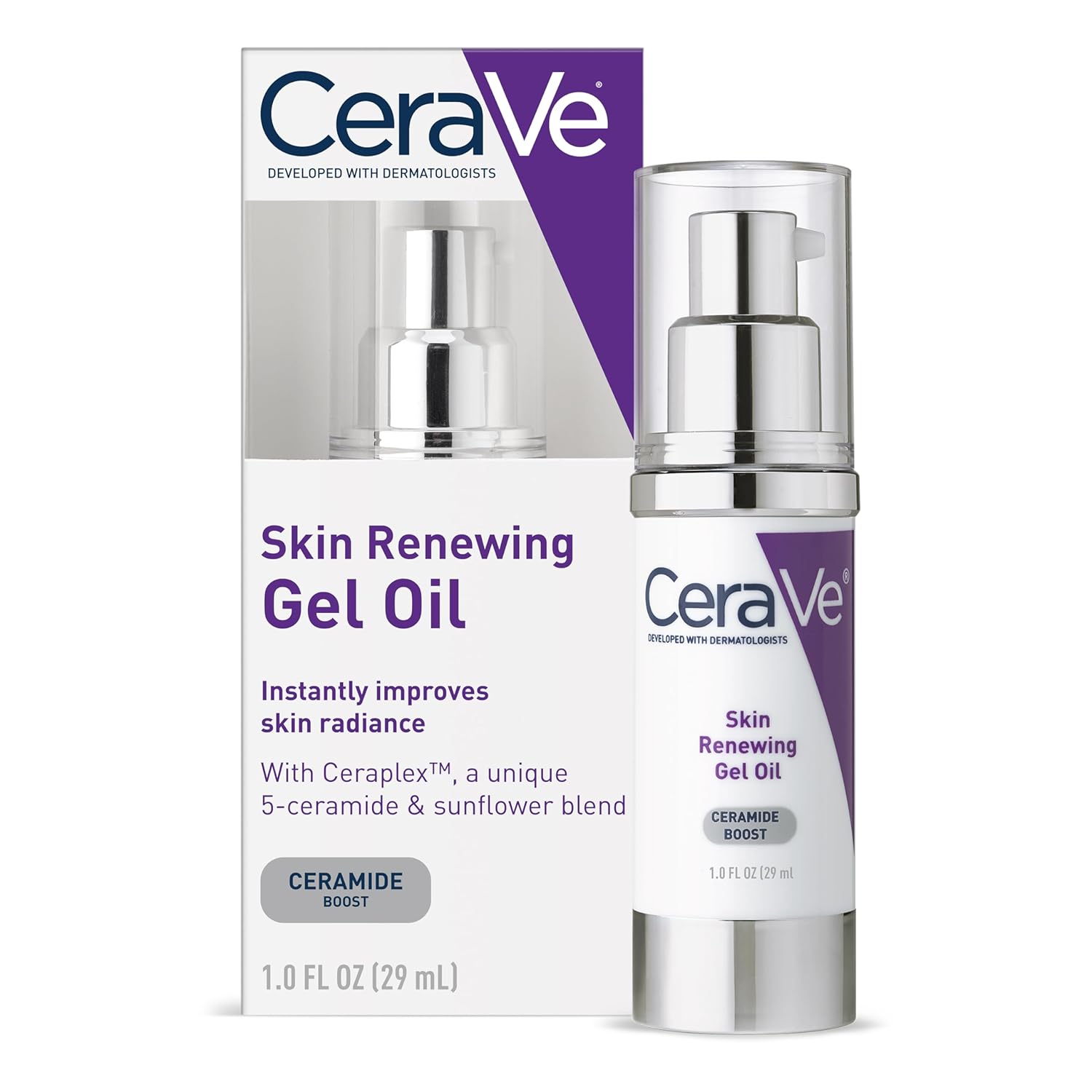 Cerave Skin Renewing Gel Oil Ceramide Boost-29ml