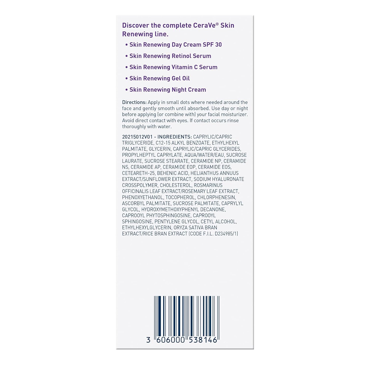 Cerave Skin Renewing Gel Oil Ceramide Boost-29ml
