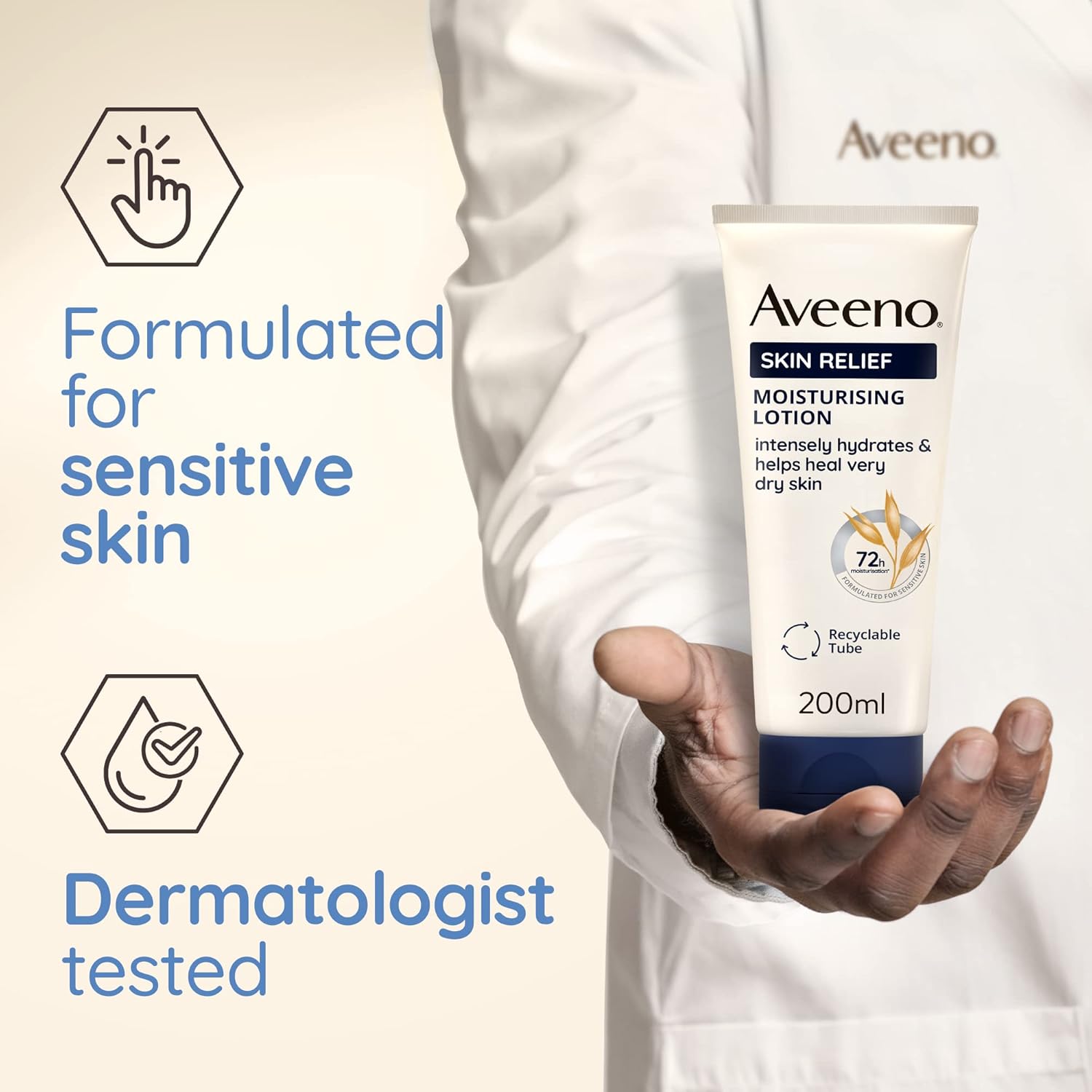 Aveeno Skin Relief Moisturising Lotion-200ml thumbnail 3