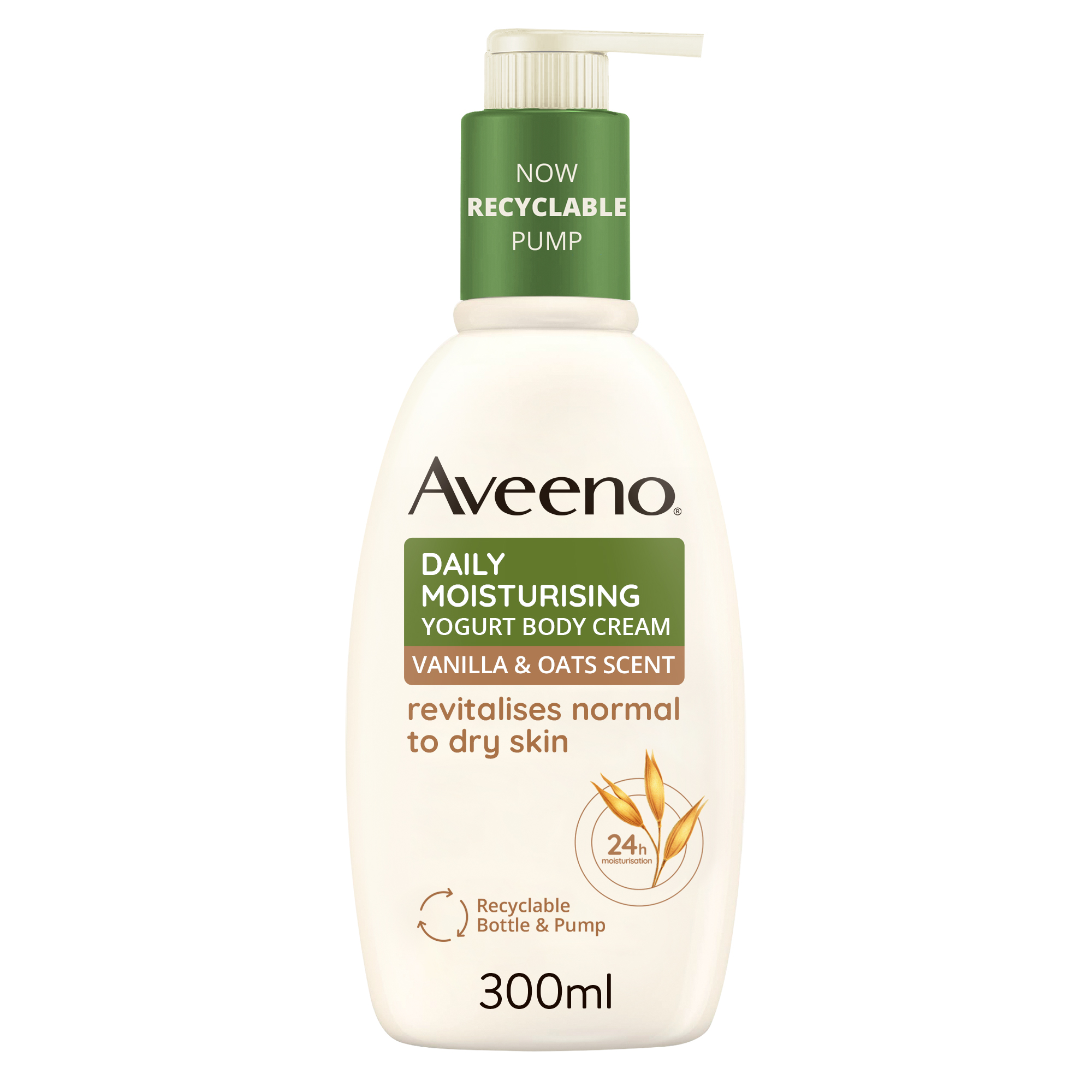 Aveeno Daily Moisturising Yogurt Body Cream with Vanilla & Oat Scent-300ml