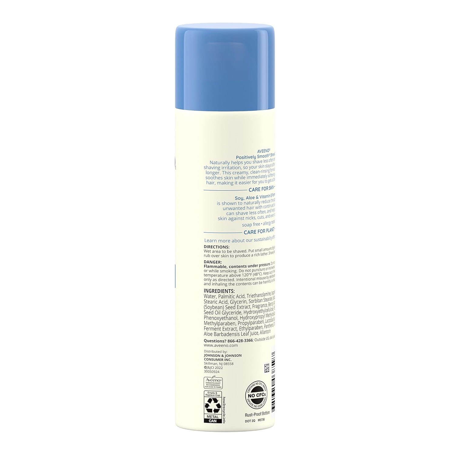 Aveeno Positively Smooth Shave Gel-198g thumbnail 5