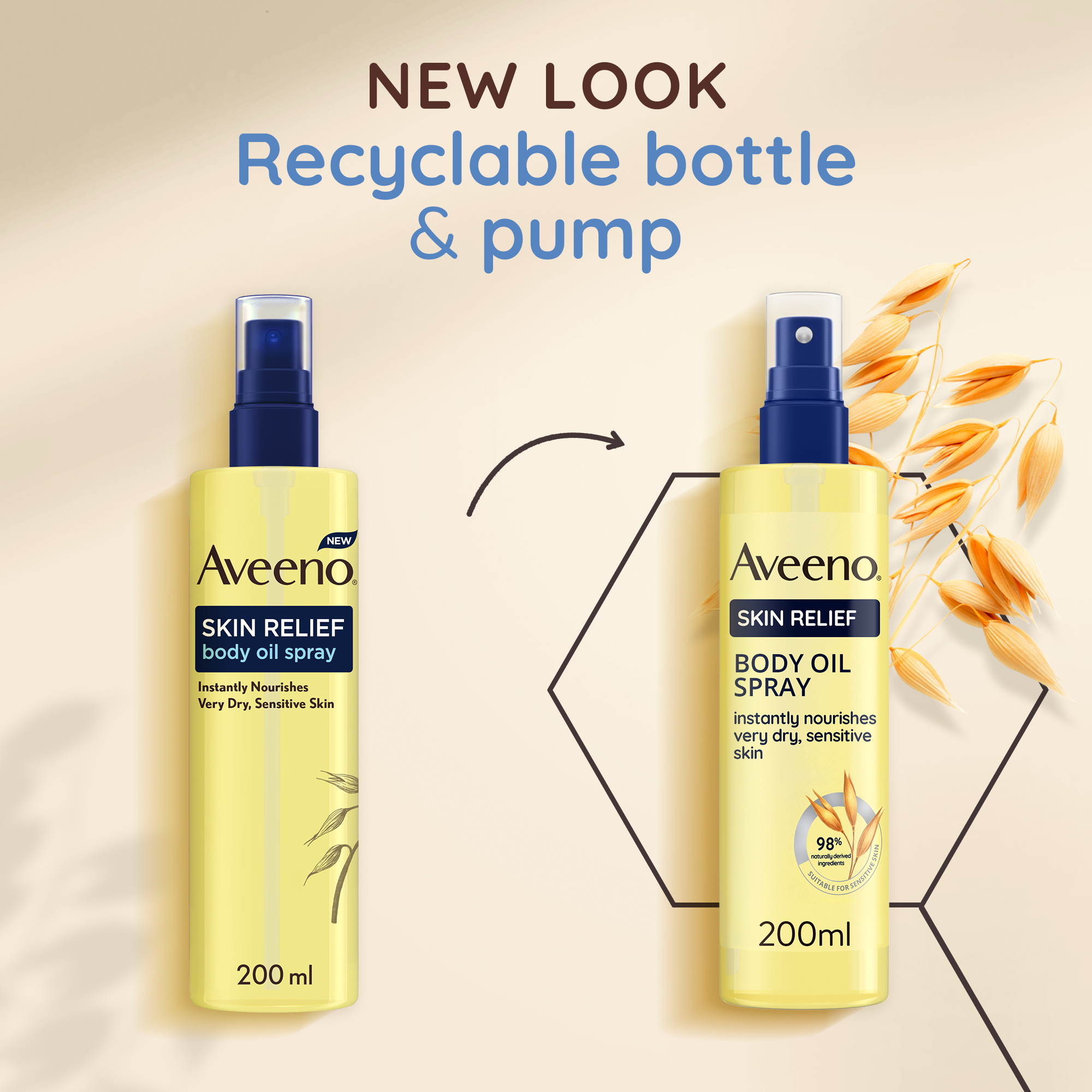 Aveeno Skin Relief Body Oil Spray-200ml