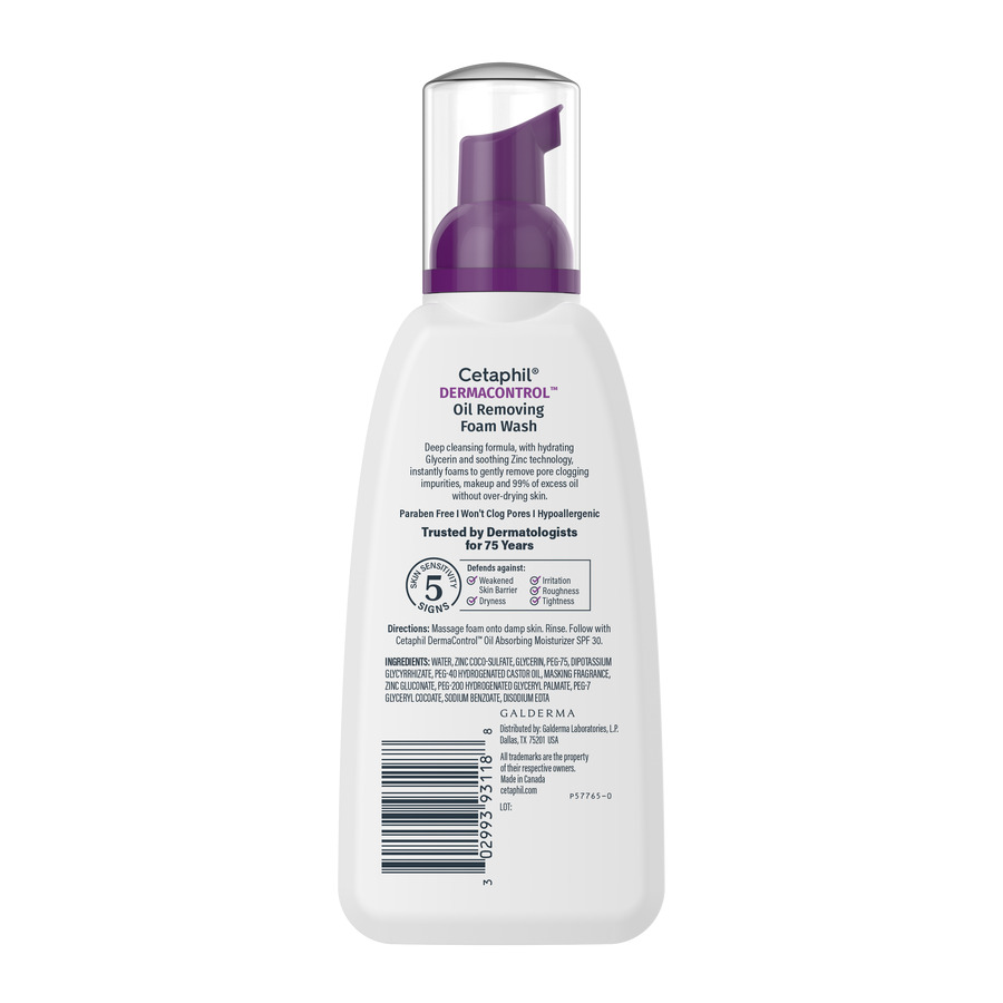 Cetaphil Derma Control Oil Removing Foam Wash-237ml