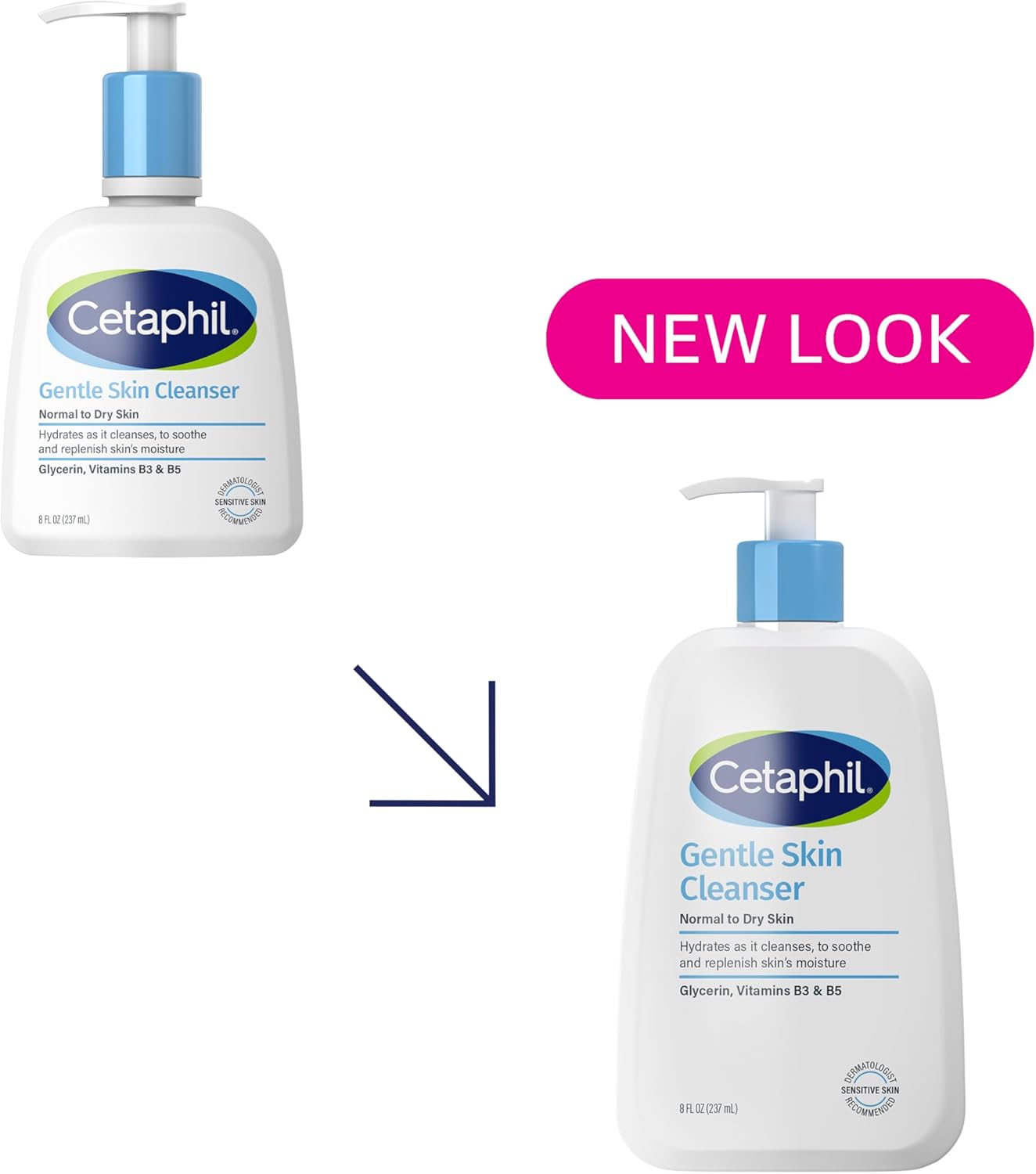 Cetaphil Gentle Skin Cleanser Normal to Dry Skin-237ml thumbnail 3