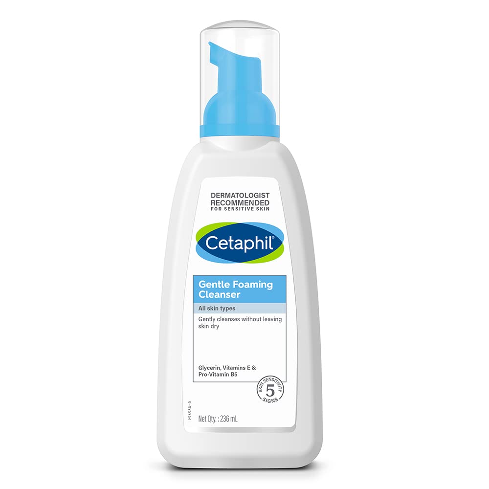 Cetaphil Gentle Foaming Cleanser for All Skin Types-236ml