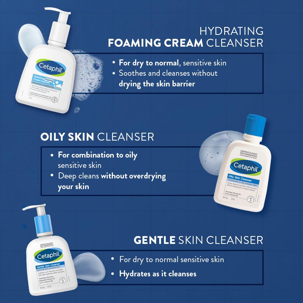 Cetaphil Hydrating Foaming Cream Cleanser-236ml thumbnail 7