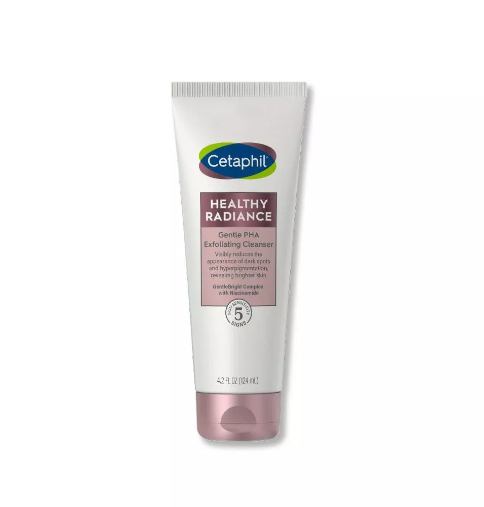 Cetaphil Healthy Radiance Gentle PHA Exfoliating Cleanser-124ml
