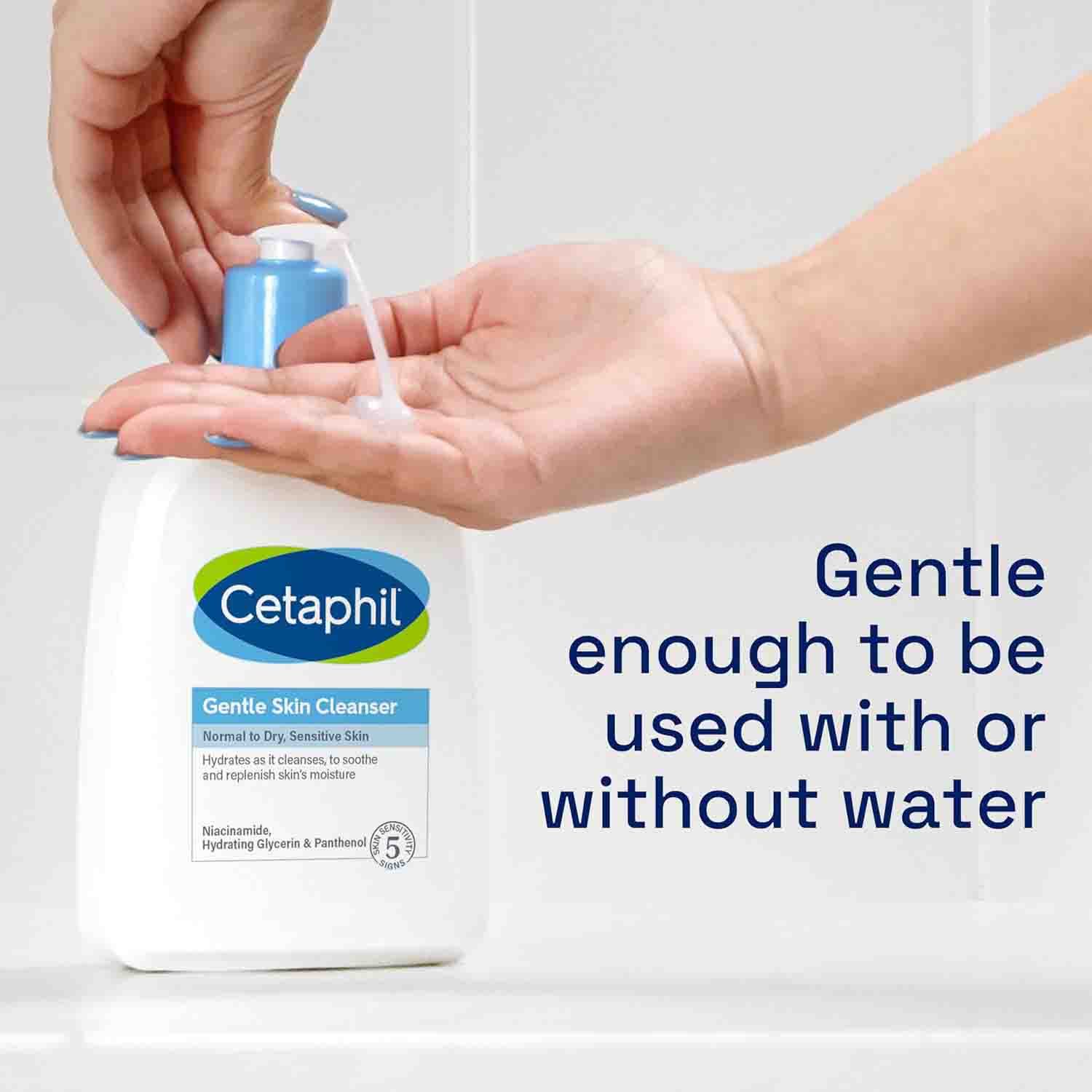 Cetaphil Gentle Skin Cleanser Normal to Dry, Sensitive Skin-236ml thumbnail 5