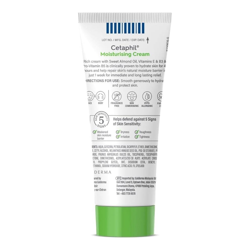 Cetaphil Moisturizing Cream for Sensitive Skin-85g