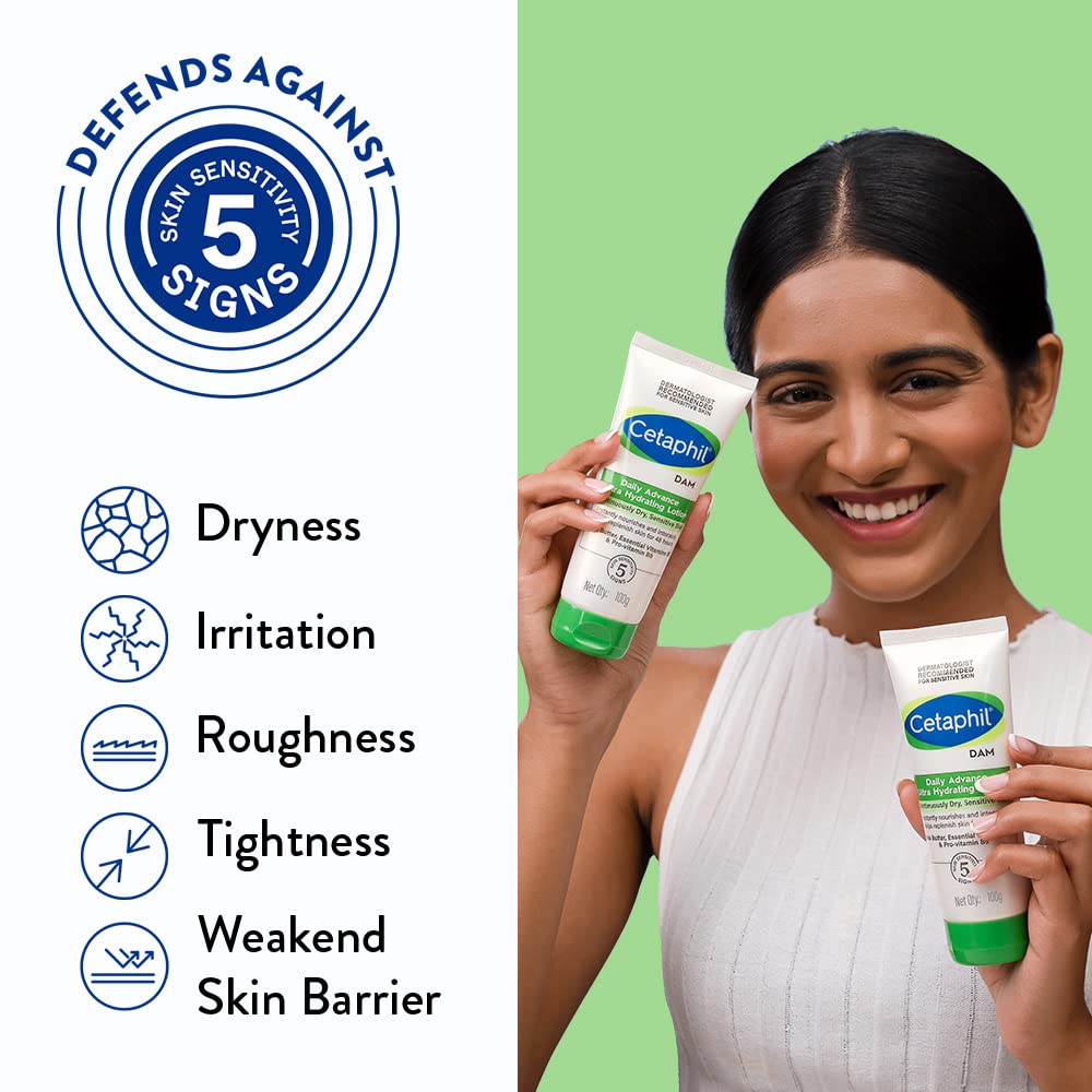 Cetaphil DAM Daily Advance Ultra Hydrating Lotion for Sensitive Skin-100g thumbnail 4