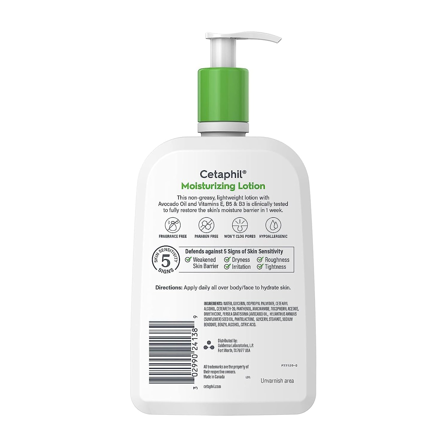 Cetaphil Moisturizing Lotion Dry to Normal & Sensitive Skin-591ml
