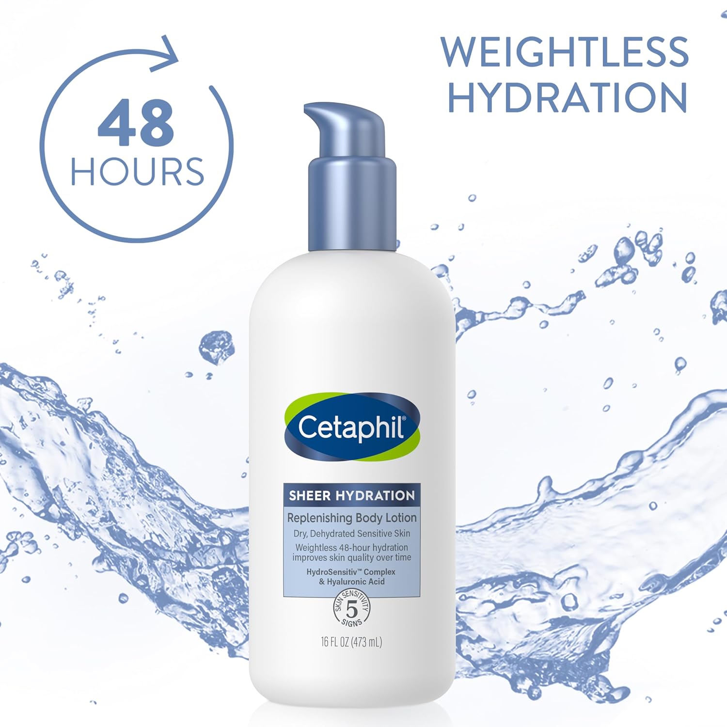 Cetaphil Sheer Hydration Replenishing Body Lotion-473ml thumbnail 8