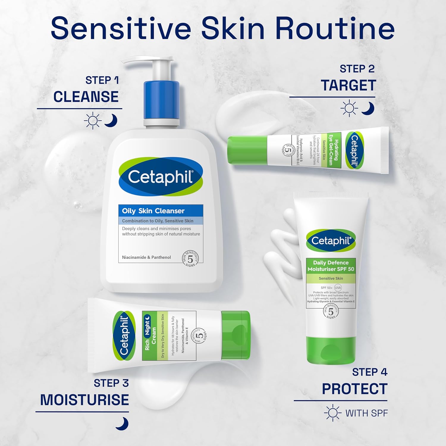 Cetaphil Dry to Very Dry Sensitive Skin Rich Night Cream-50g thumbnail 9