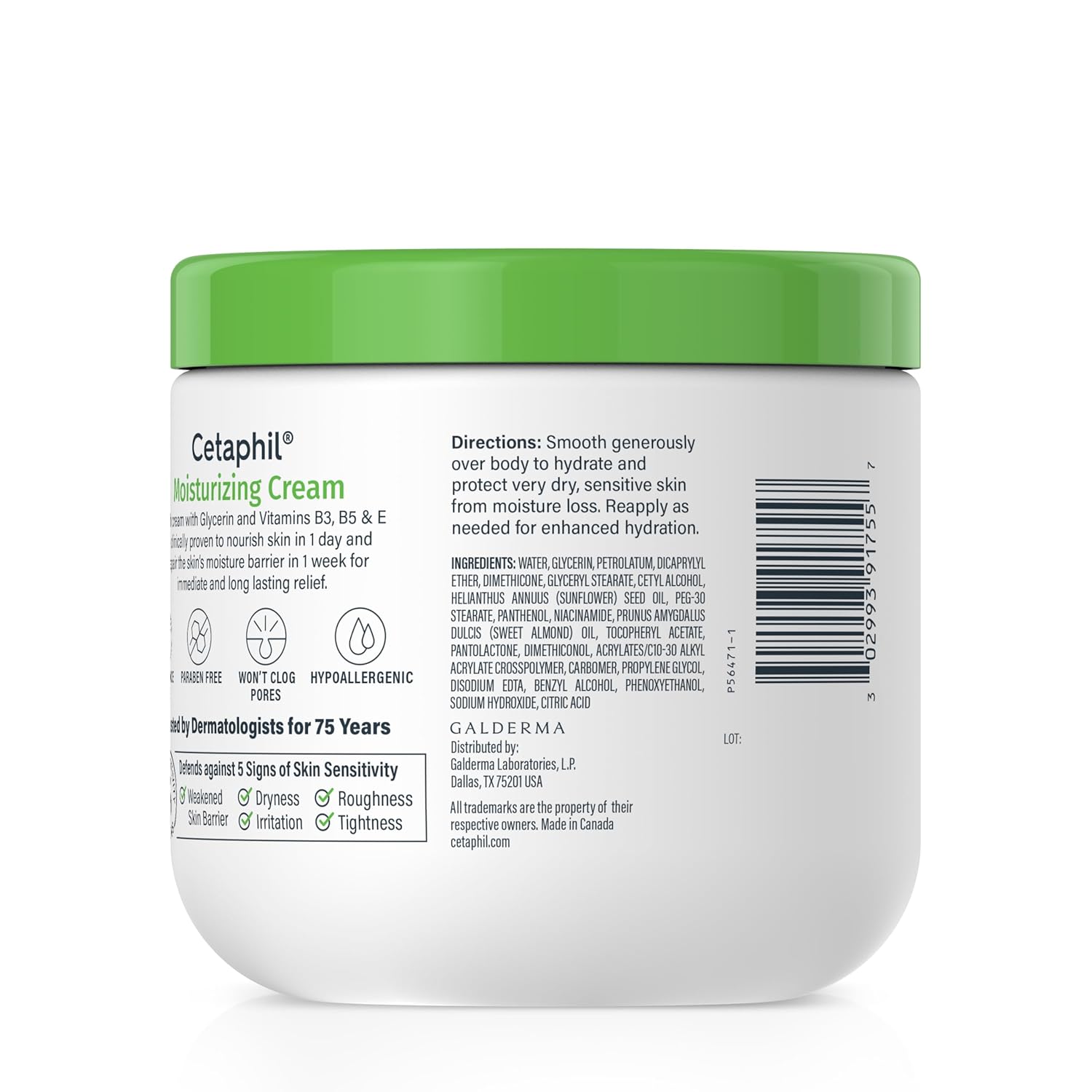 Cetaphil Moisturizing Cream Dry to Very Dry Skin-453g