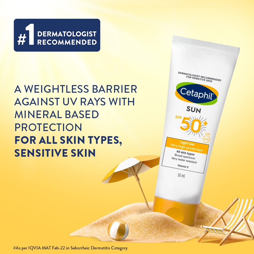 Cetaphil Sun SPF 50+ Light Gel All Skin Type-50ml thumbnail 3