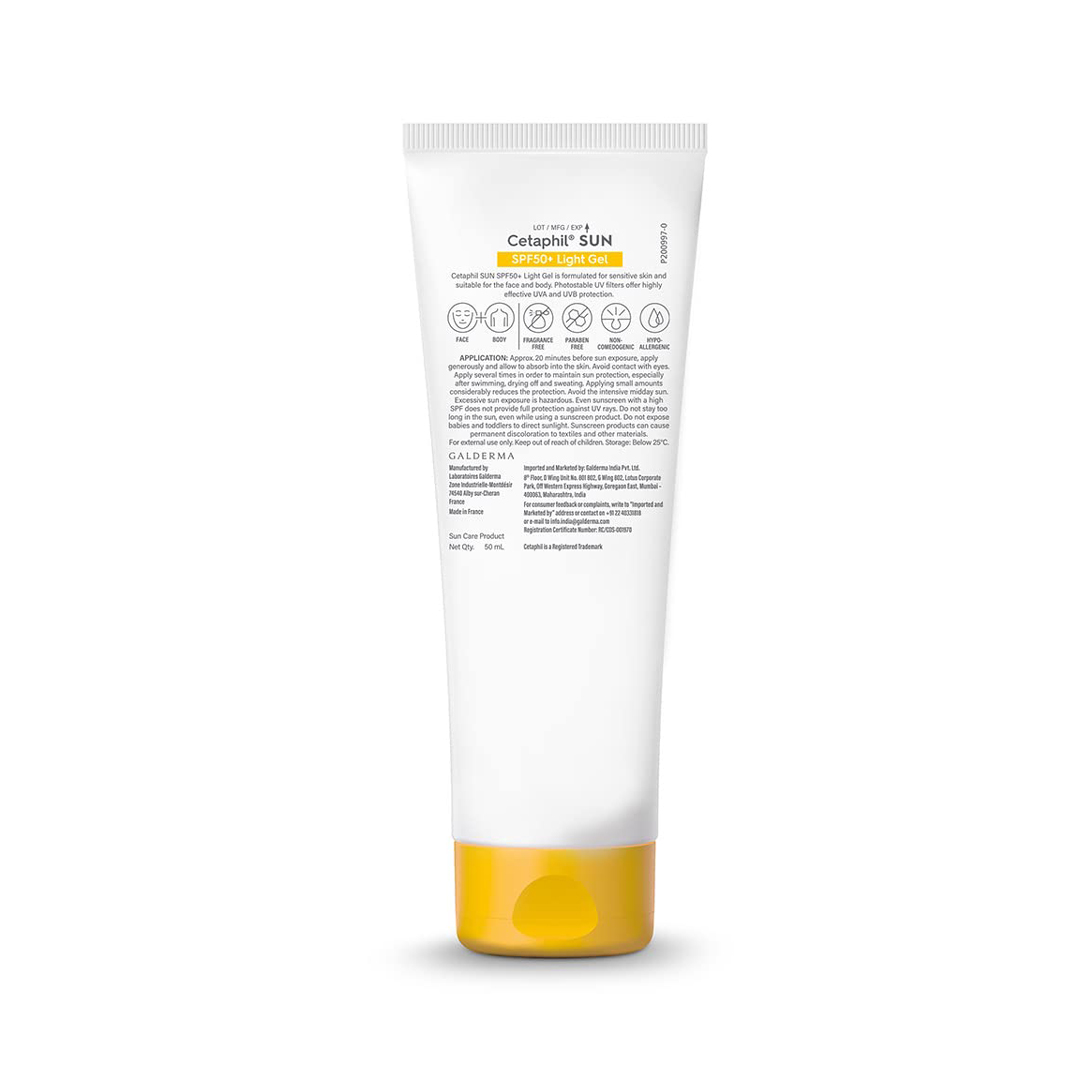 Cetaphil Sun Light Gel Very High Protection SPF 50+ All Type Skin-50ml