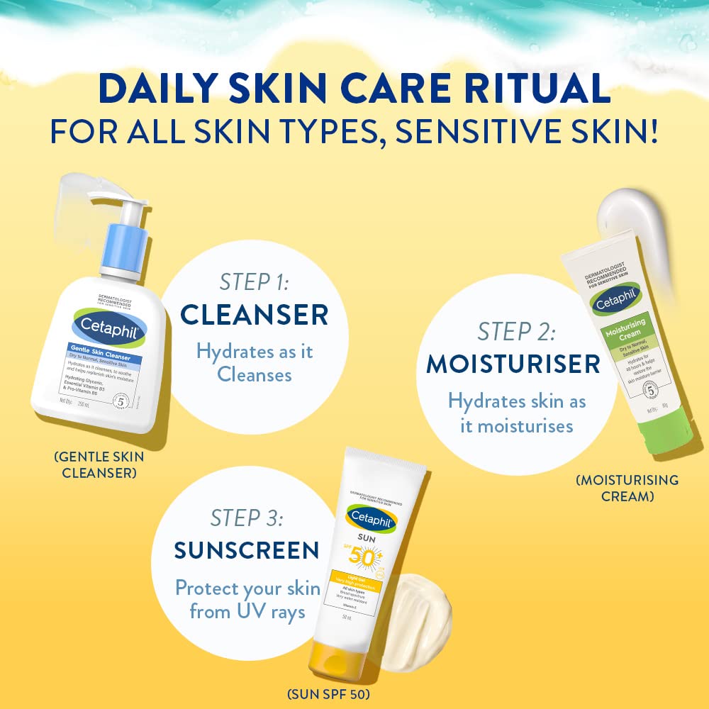 Cetaphil Sun Light Gel Very High Protection SPF 50+ All Type Skin-50ml thumbnail 9