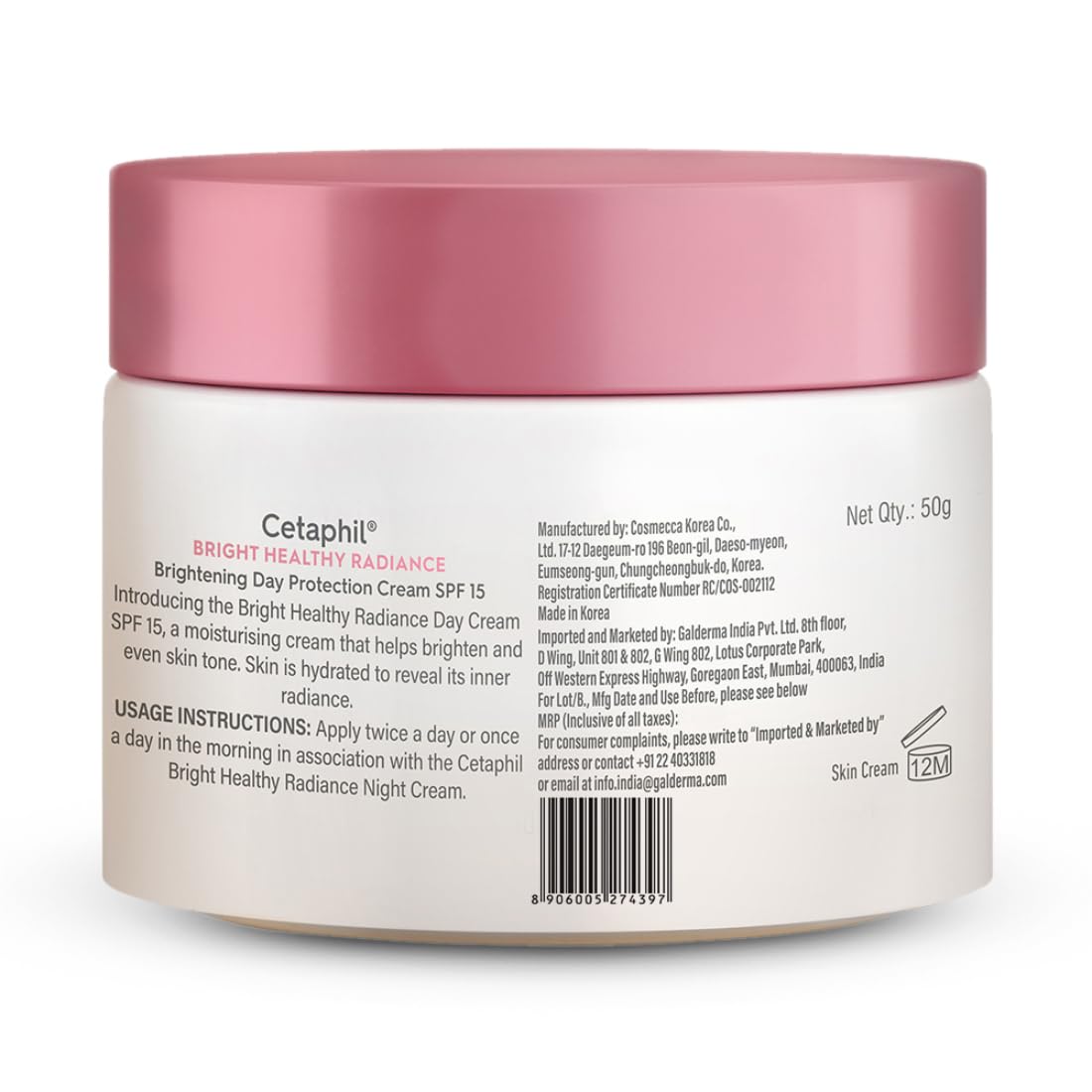 Cetaphil Healthy Radiance Brightening Day Protection Cream SPF 15-50g