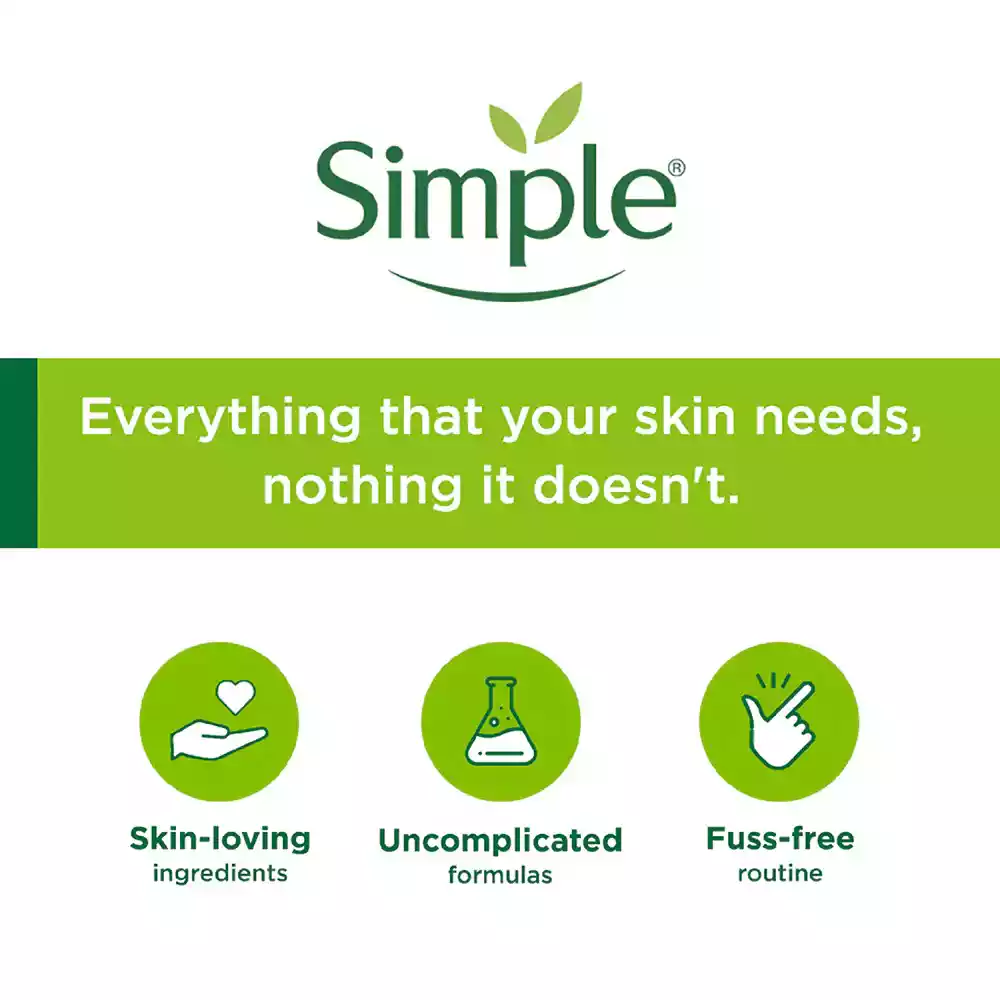 Simple Kind To Skin Moisturising Facial Wash with Vitamin B5+E-150ml thumbnail 7