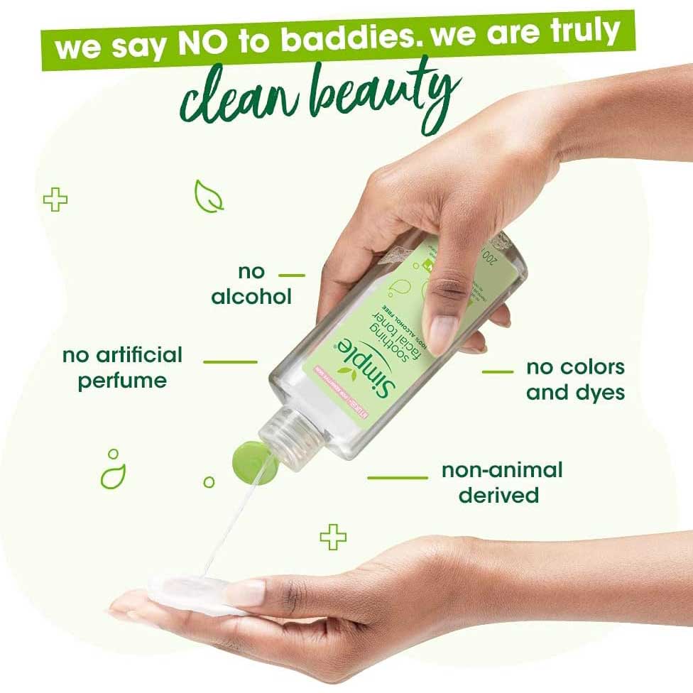 Simple kind To Skin Soothing Facial Toner-200ml thumbnail 7