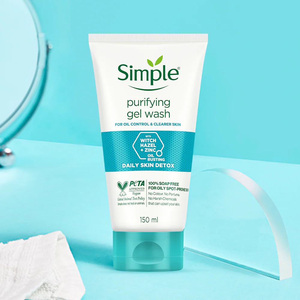 Simple Daily Skin Detox Purifying Gel Wash-150ml thumbnail 3