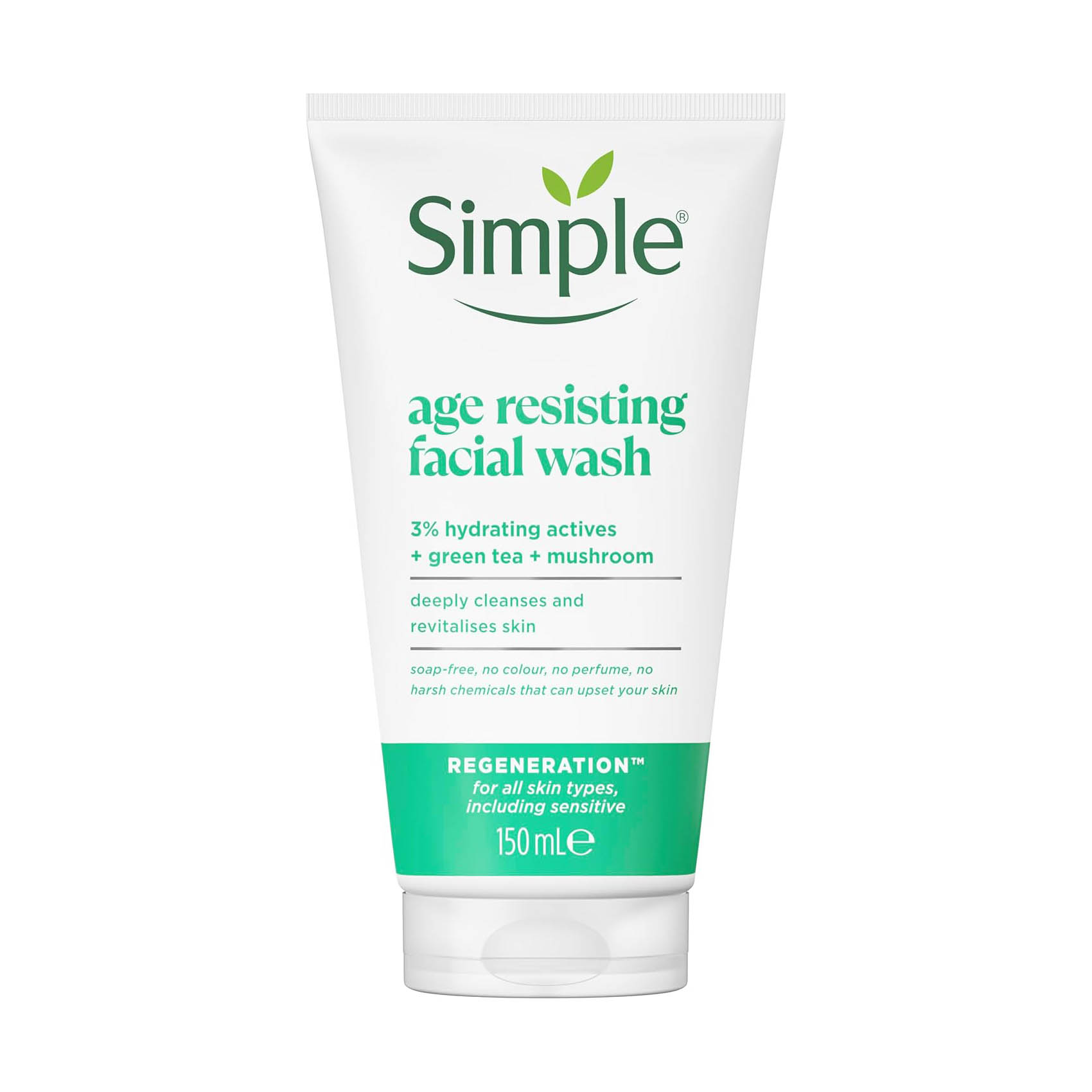Simple Regeneration Age Resisting Facial Wash-150ml thumbnail 3