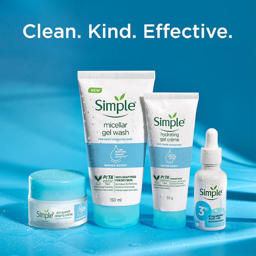 Simple Water Boost Skin Quench Sleeping Cream-50ml thumbnail 11