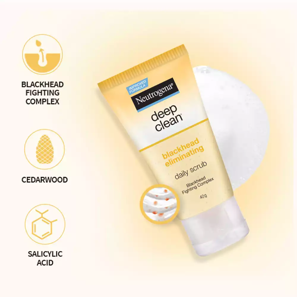 Neutrogena Deep Clean Daily Scrub Blackhead Eliminating-40g thumbnail 3