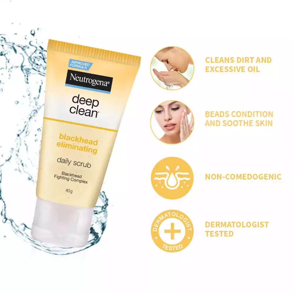 Neutrogena Deep Clean Daily Scrub Blackhead Eliminating-40g thumbnail 5